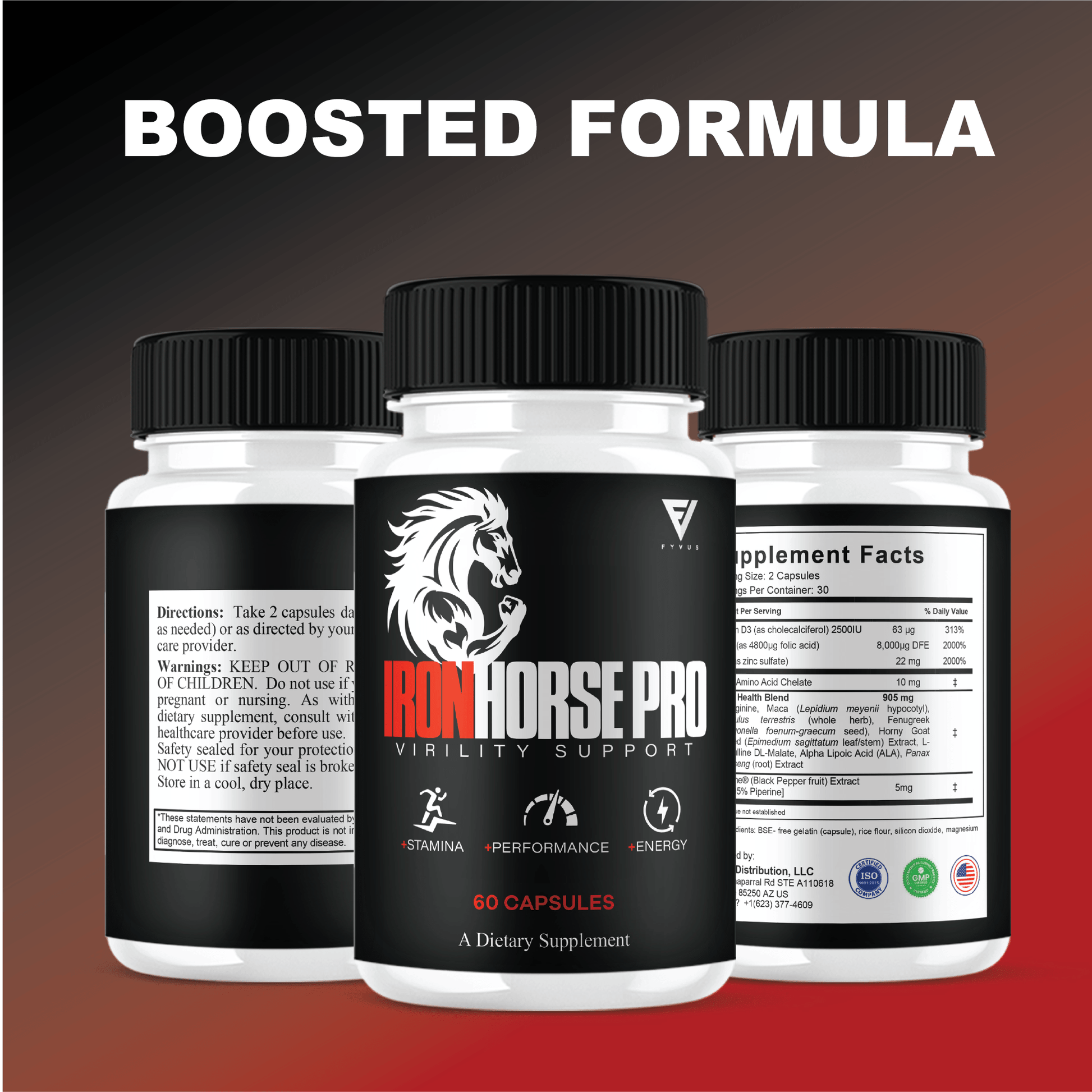 Iron Horse Capsules - Vitamin Place - Men's Health