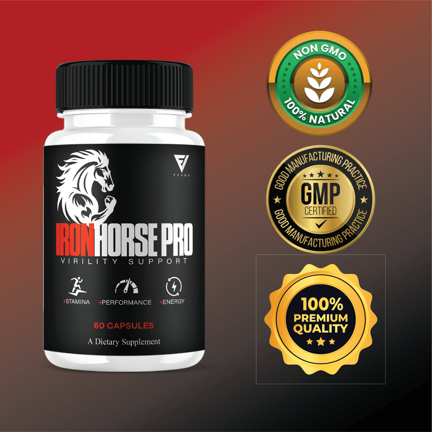 Iron Horse Capsules - Vitamin Place - Men's Health