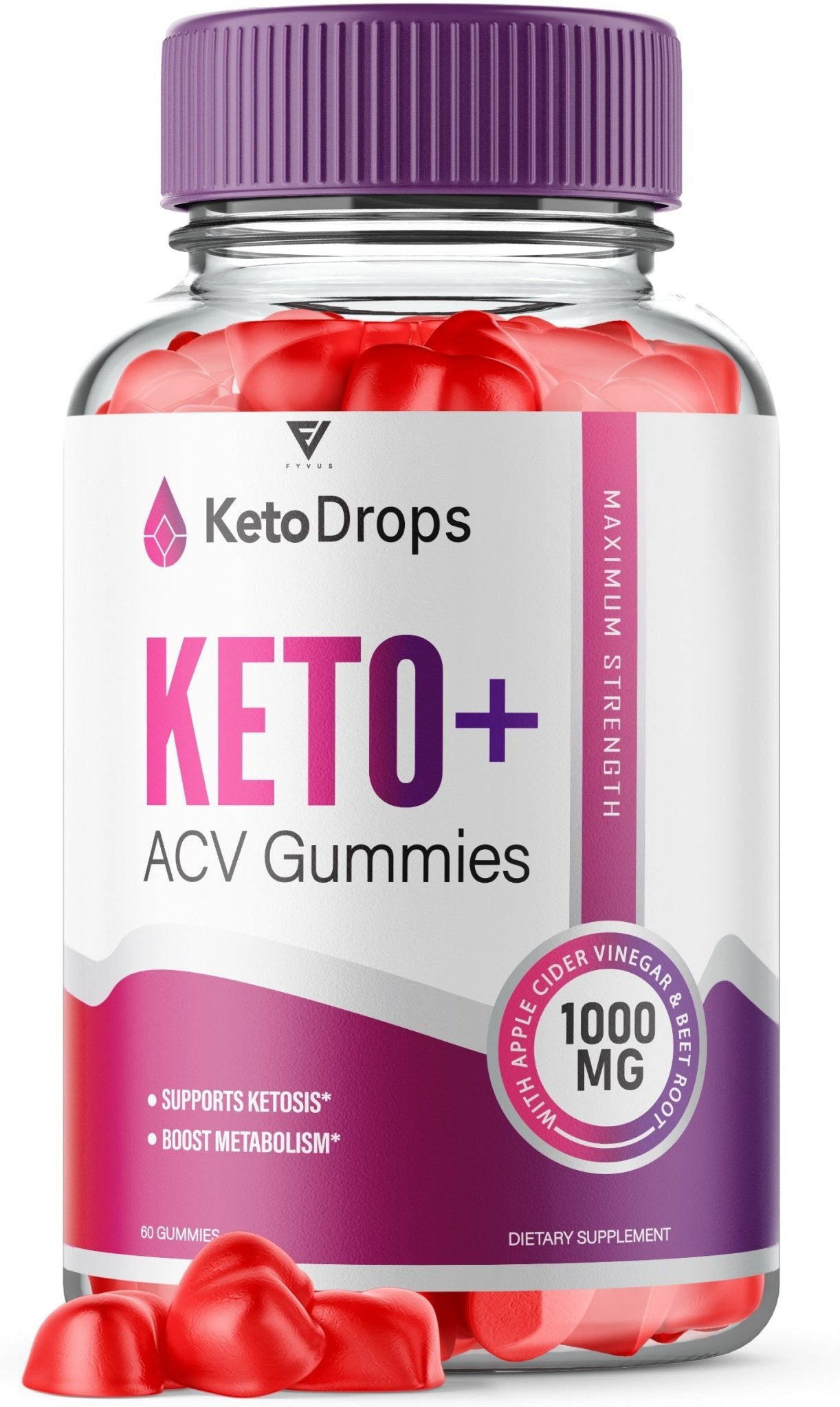 Keto Drops - Keto ACV Gummies - Vitamin Place - Apple Cider Vinegar Gummies