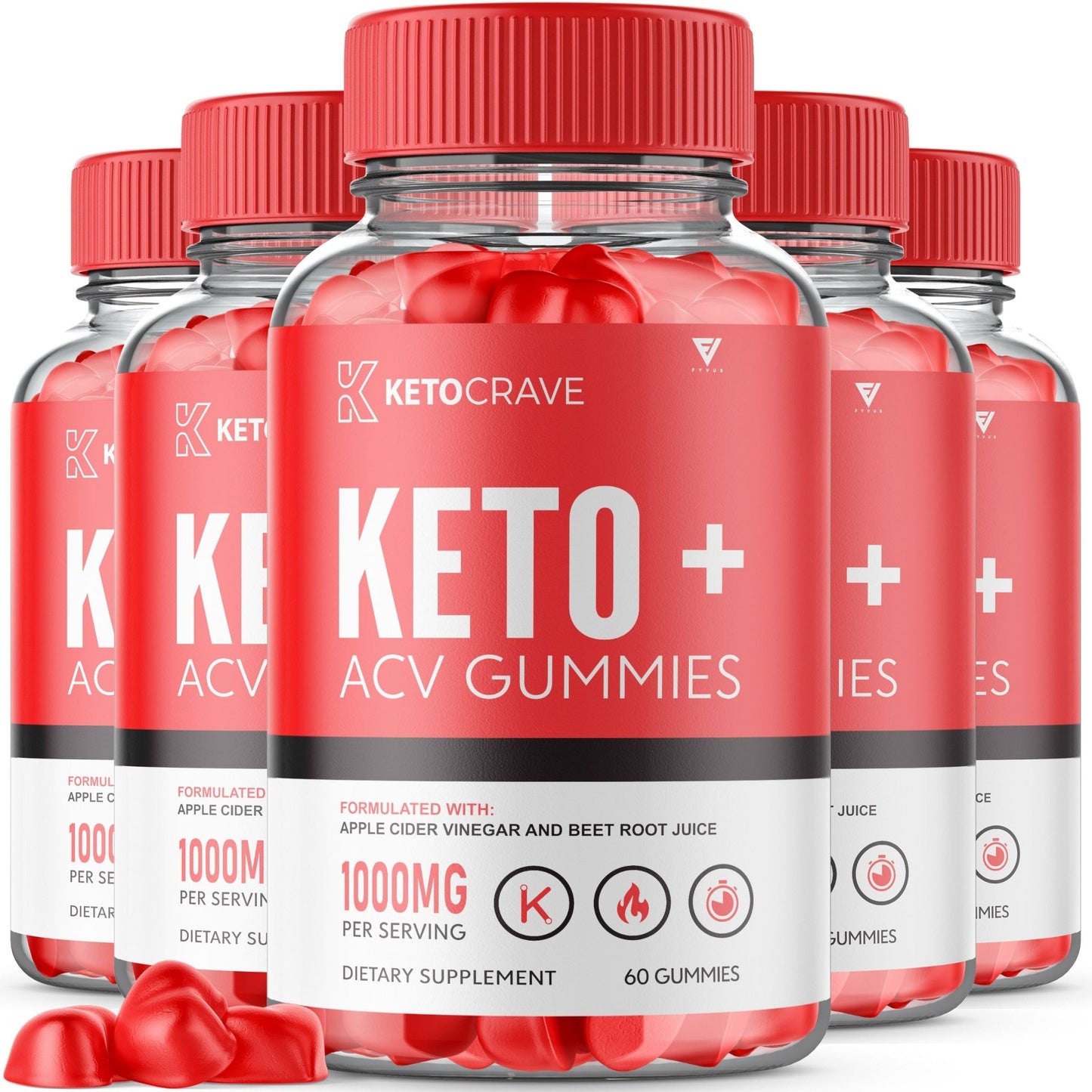 KetoCrave - Keto ACV Gummies - Vitamin Place - Apple Cider Vinegar Gummies