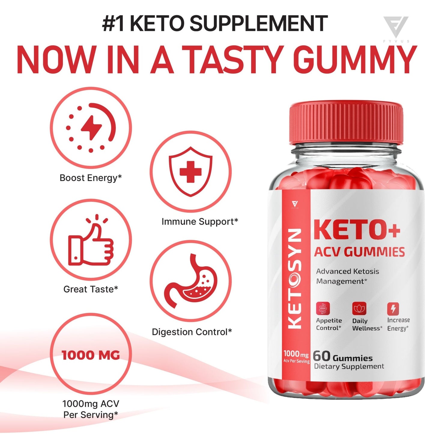 Ketosyn - Keto ACV Gummies - Vitamin Place