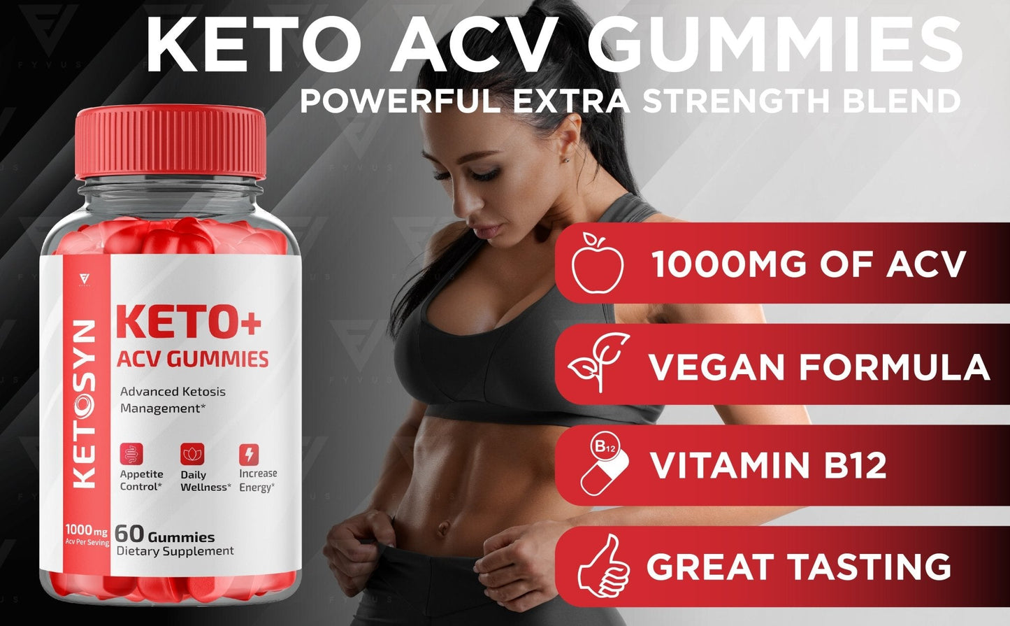 Ketosyn - Keto ACV Gummies - Vitamin Place
