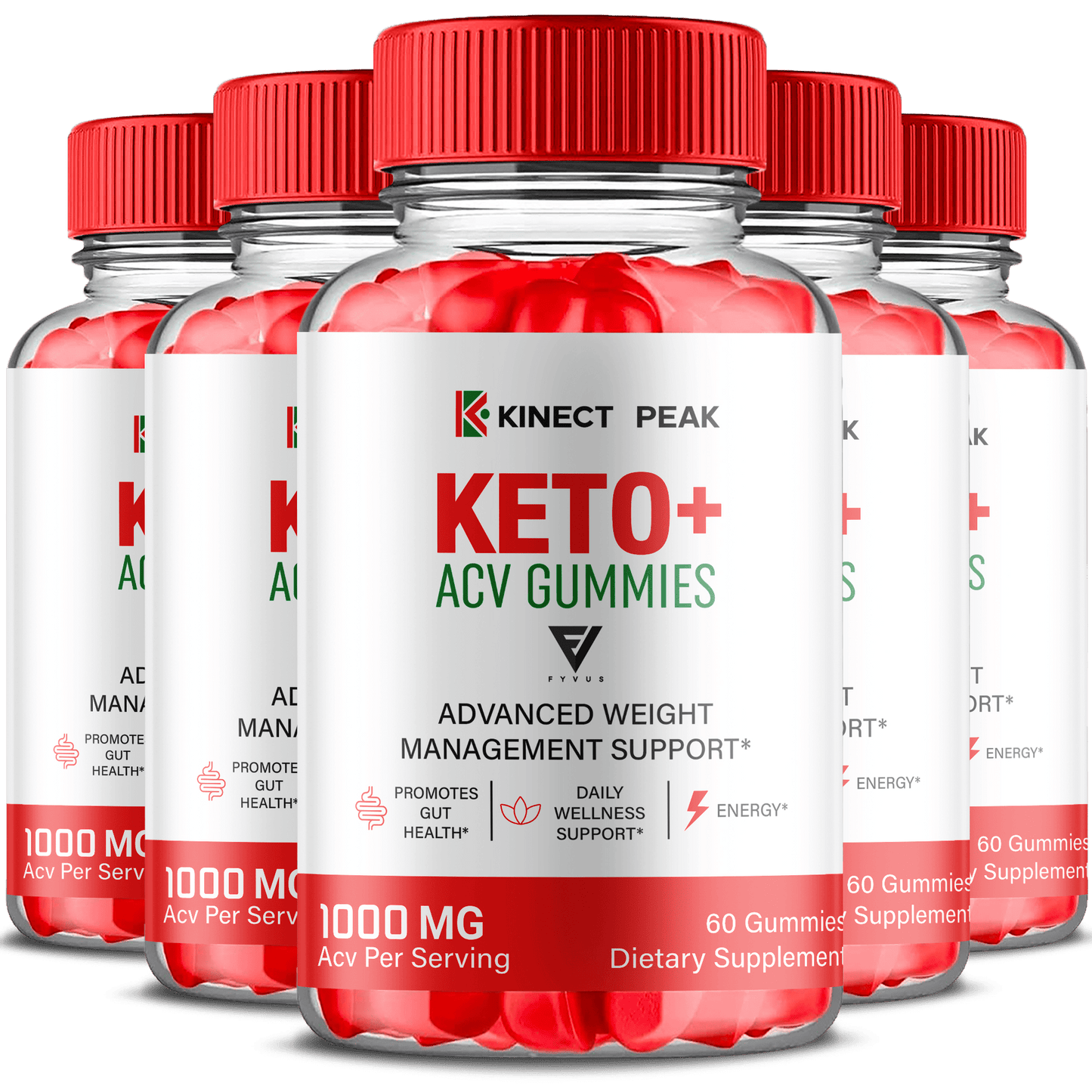 Kinect Peak ACV Gummies - Vitamin Place - Apple Cider Vinegar Gummies