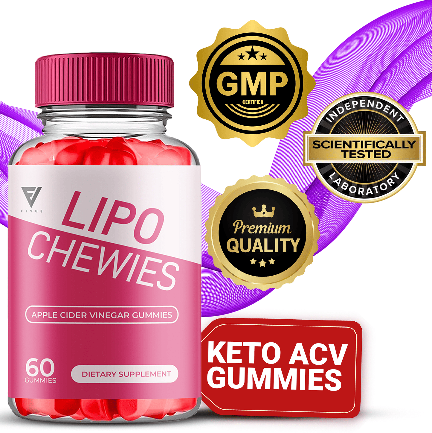 Lipo Chewies - Vitamin Place - Apple Cider Vinegar Gummies