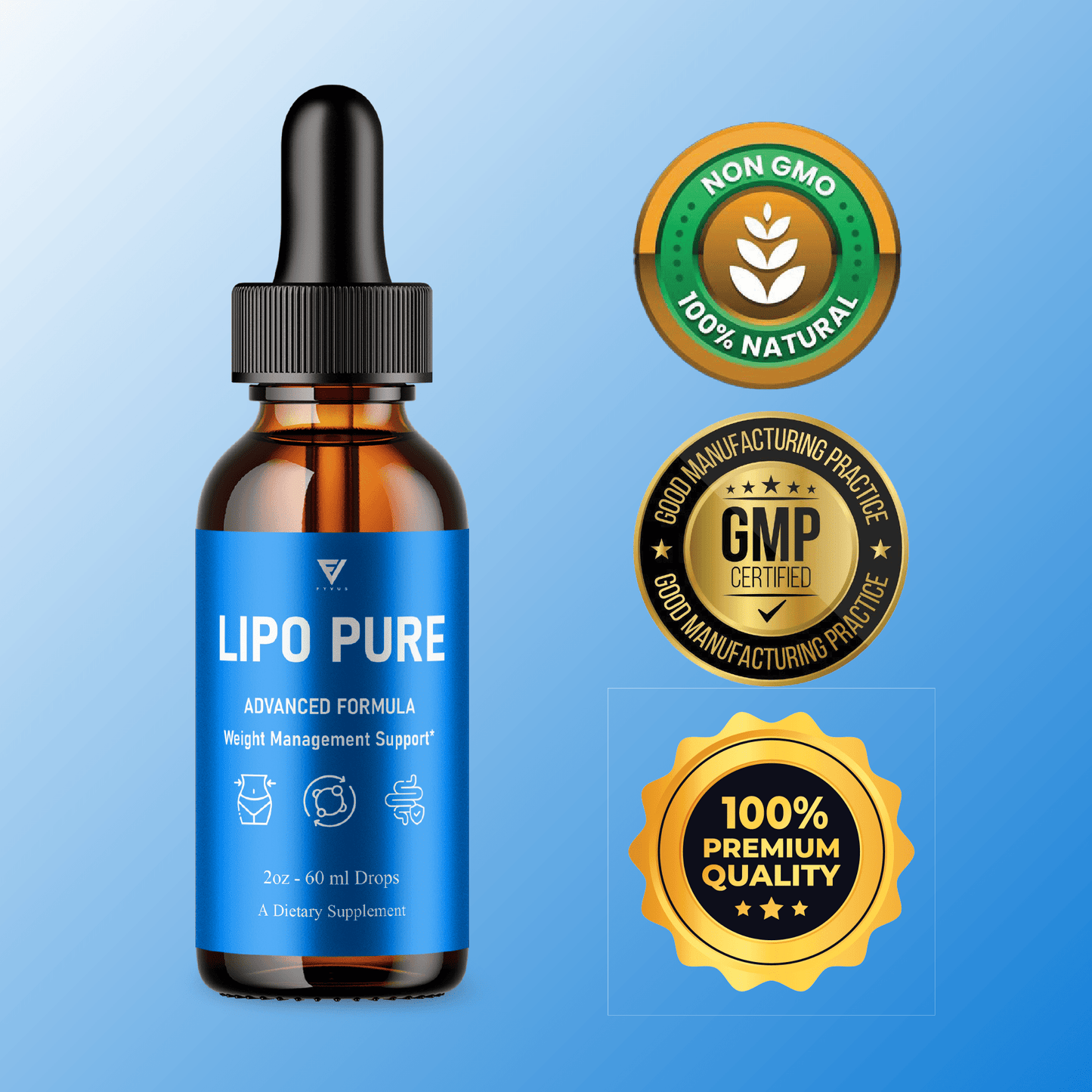 Lipo Pure Drops - Vitamin Place - Drops