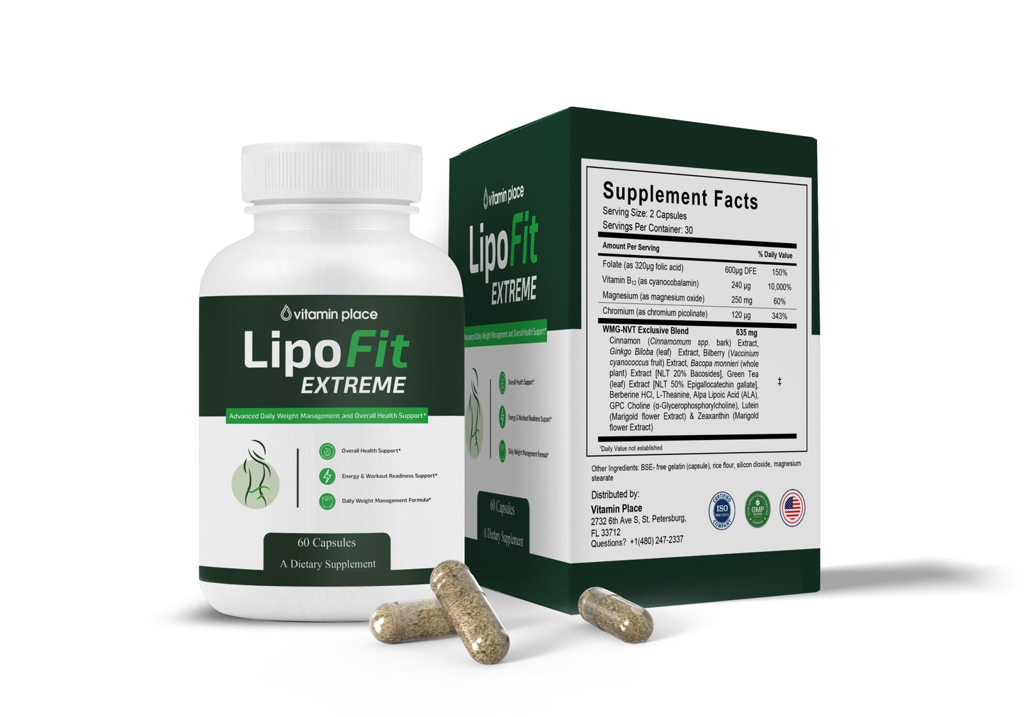 Lipofit Extreme Capsules - Vitamin Place - Metabolism & Wellness