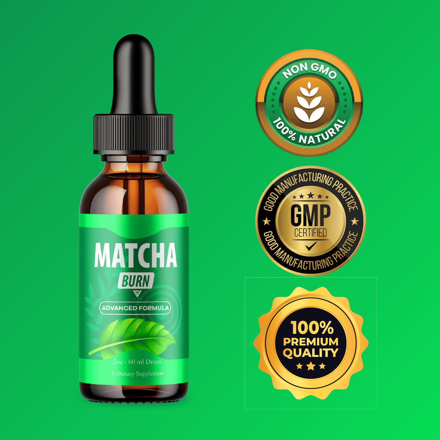 Matcha Burn Drops - Vitamin Place - Energy & Circulation