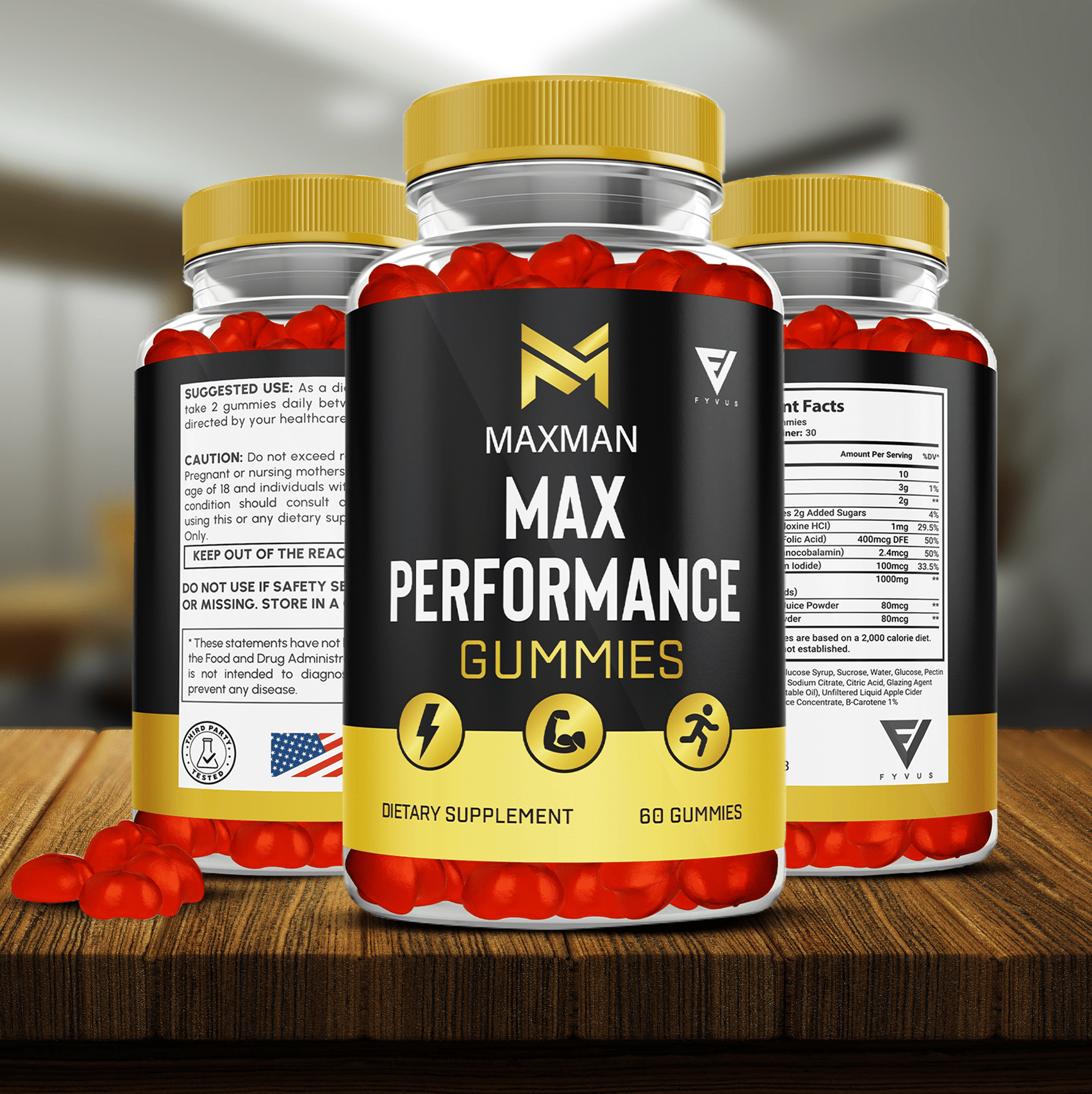 MaxMan Gummies - Vitamin Place - Sports Nutrition