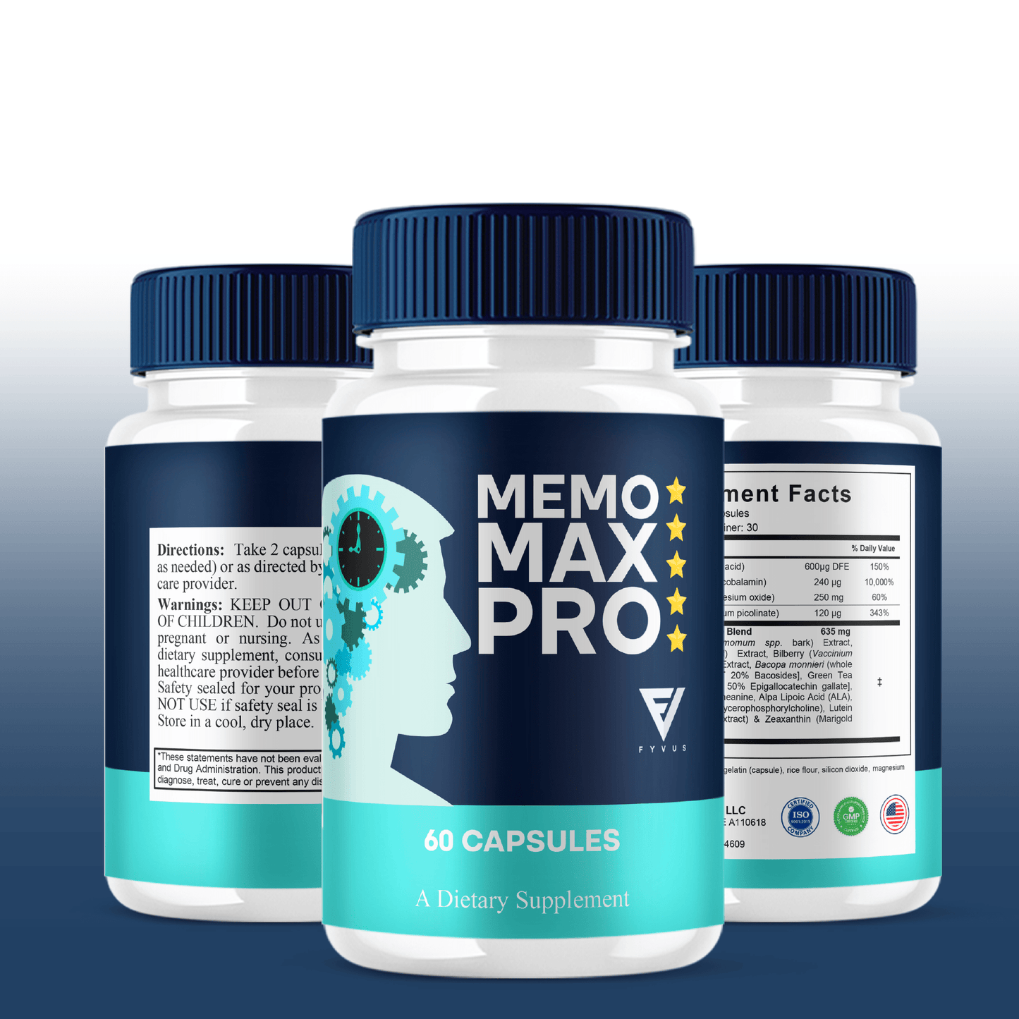 Memo Max Pro Capsules - Vitamin Place - Brain & Cognitive
