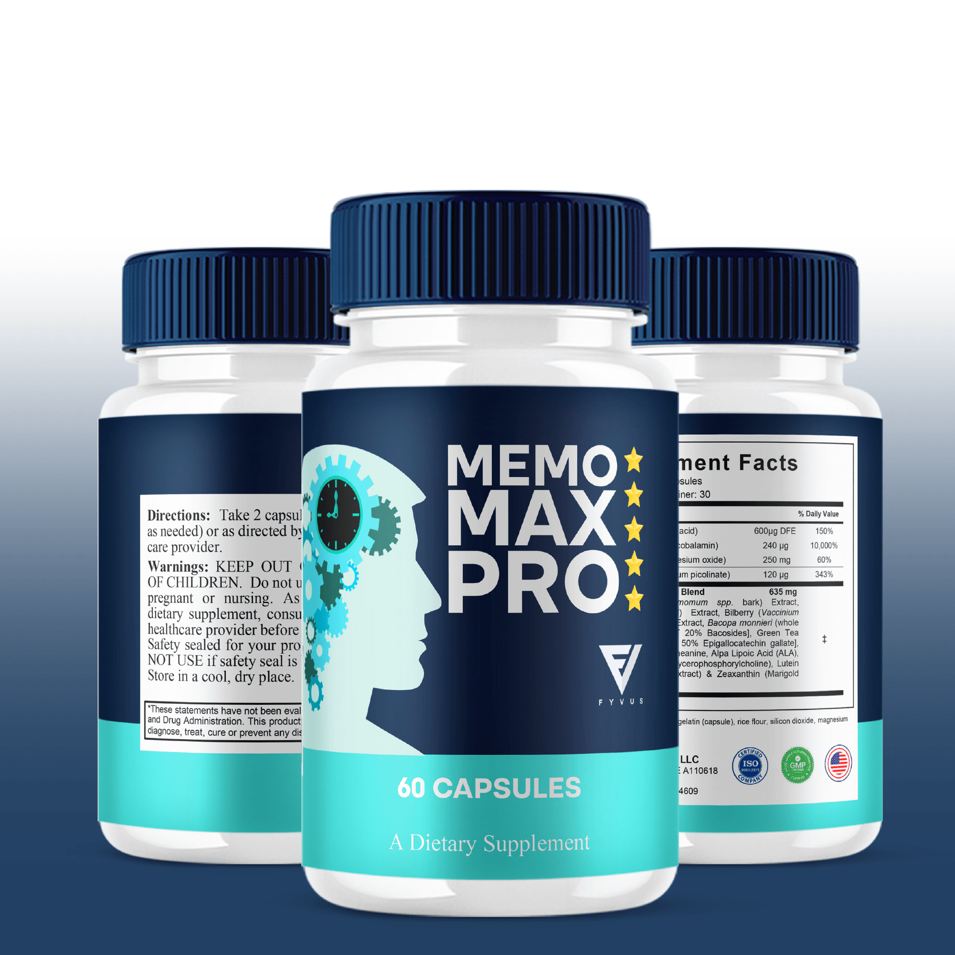 Memo Max Pro Capsules - Vitamin Place - Brain & Cognitive