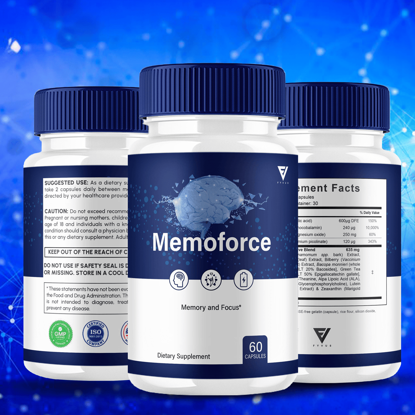 Memoforce Nootropic Capsules - Vitamin Place - Nootropic