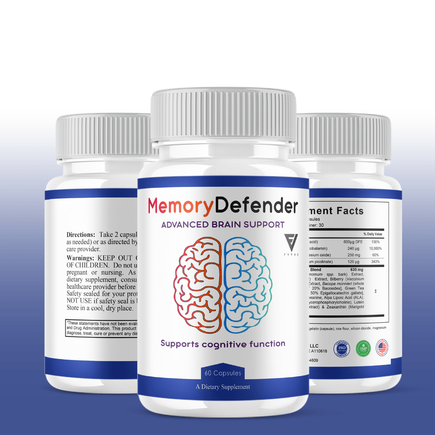 Memory Defender Capsules - Vitamin Place