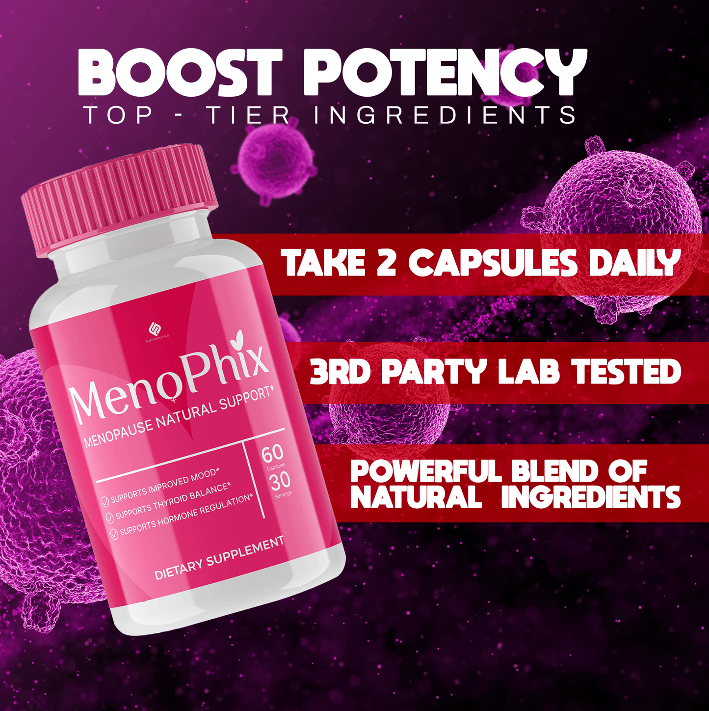 MenoPhix Capsules - Vitamin Place - Blood Sugar Capsules