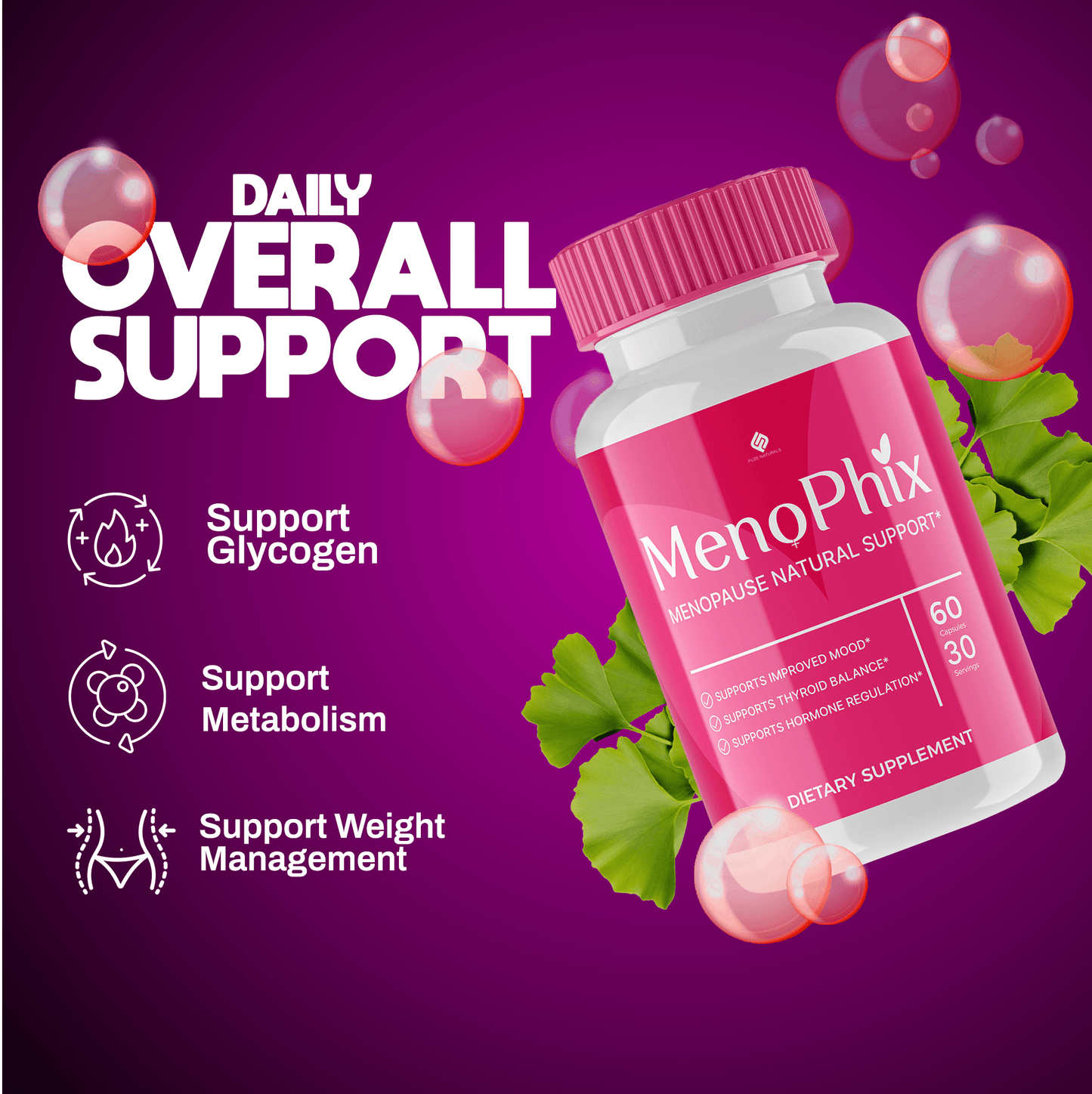 MenoPhix Capsules - Vitamin Place - Blood Sugar Capsules