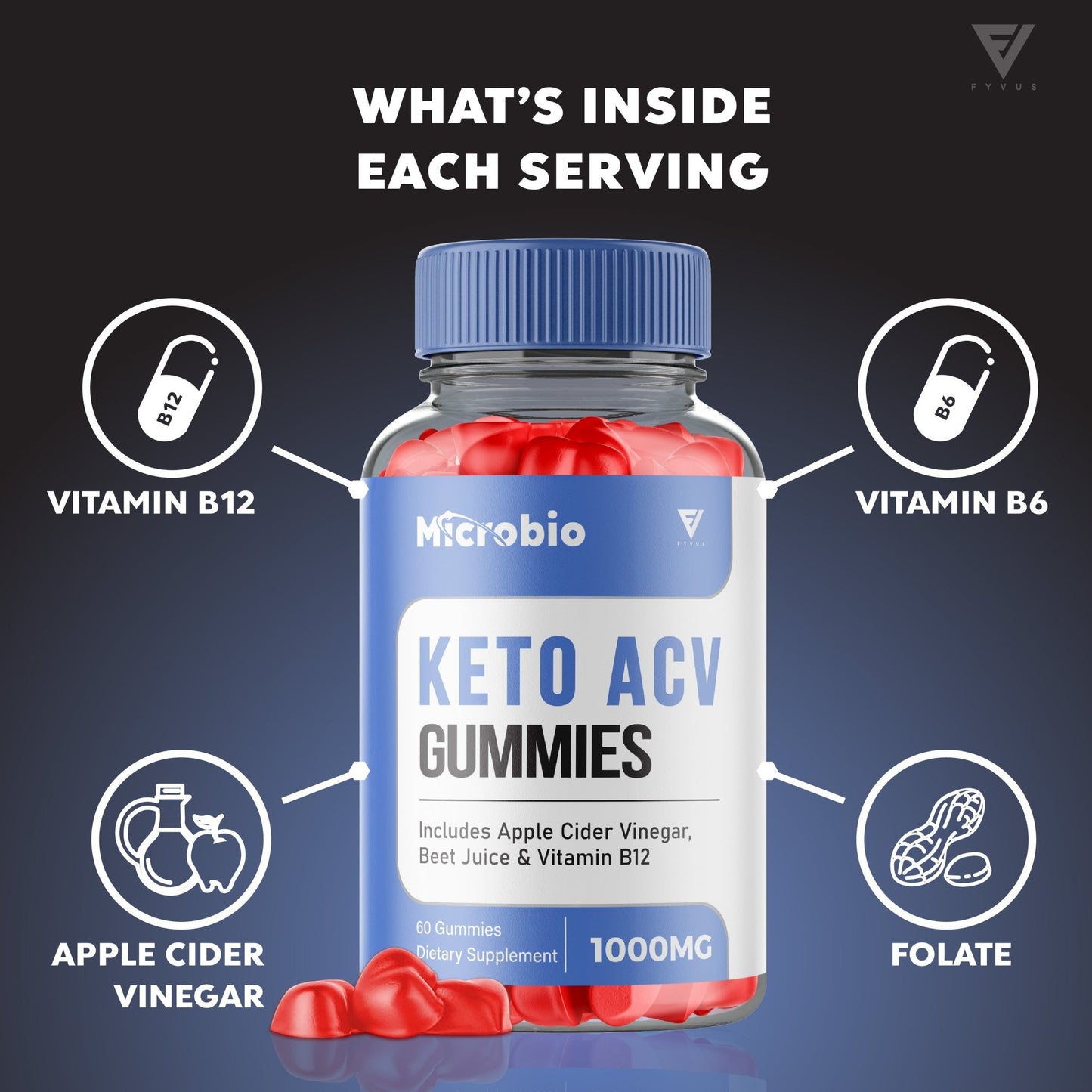 Microbio ACV Gummies - Vitamin Place