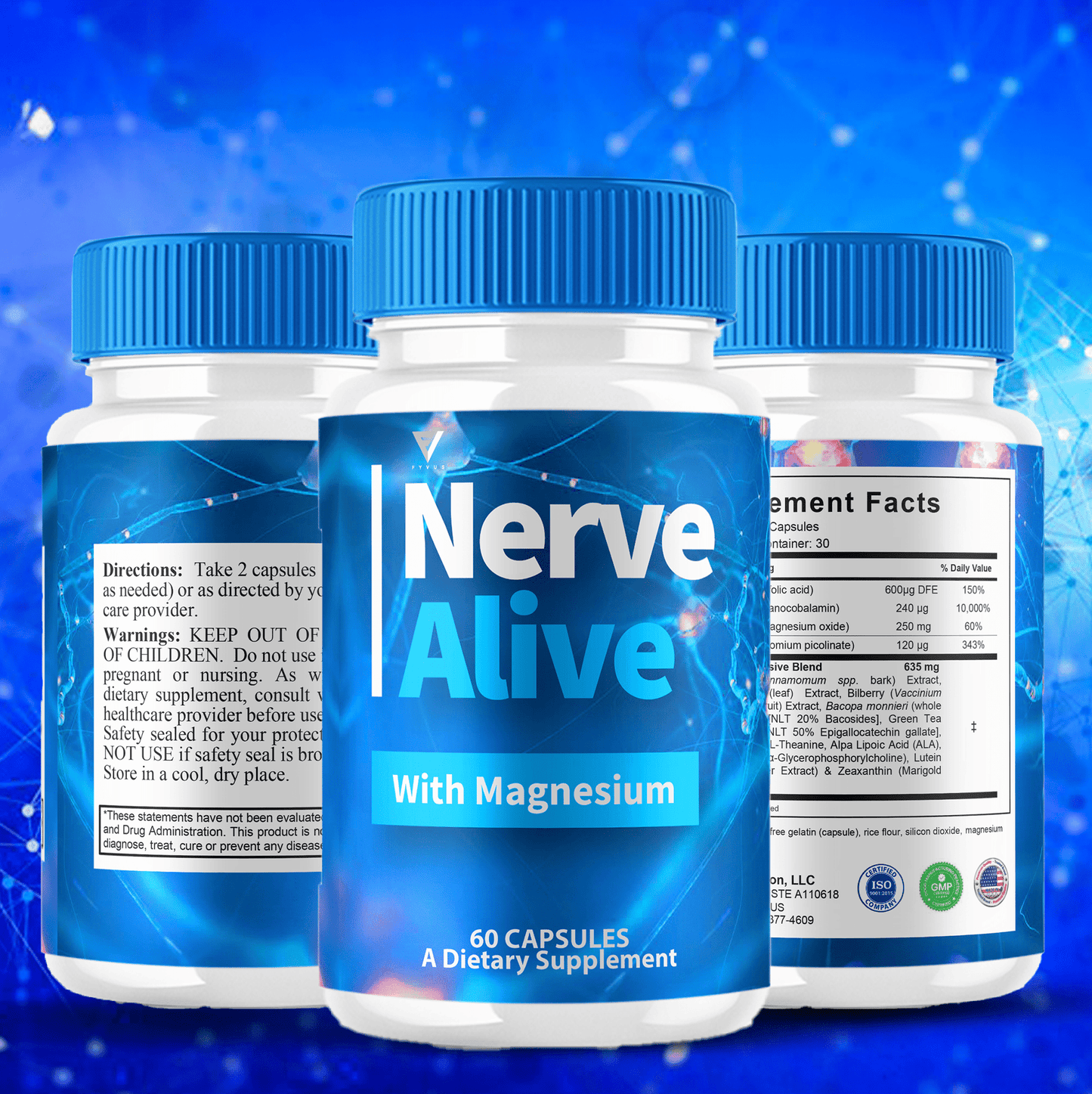 Nerve Alive Nootropic Capsules - Vitamin Place - Nootropic