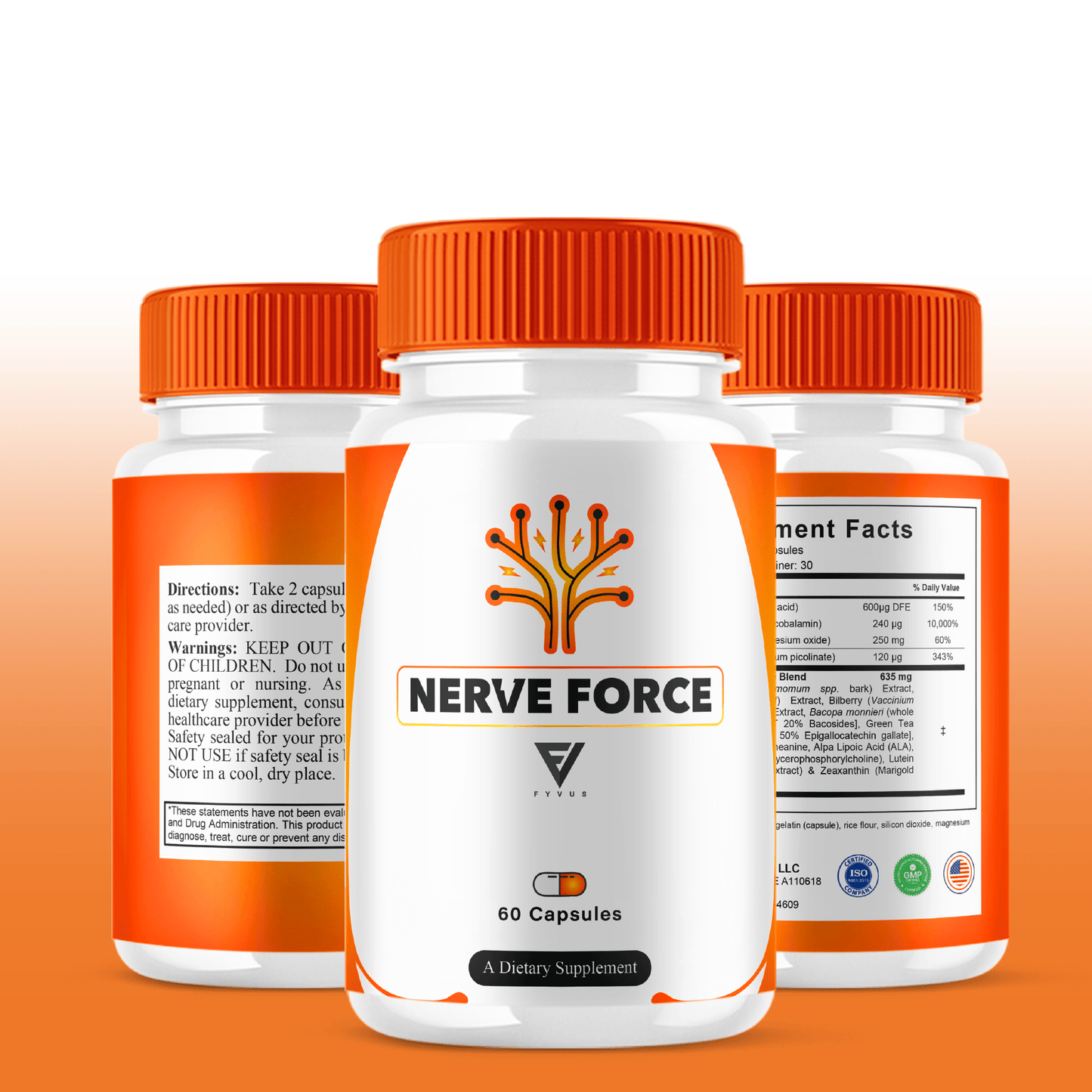 Nerve Force Capsules - Vitamin Place - Nootropic