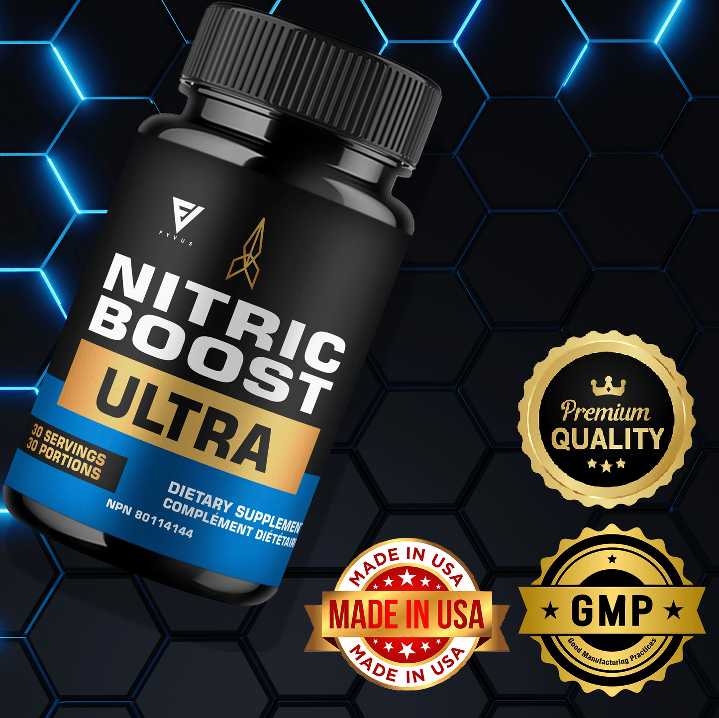 Nitric Boost Ultra Capsules - Vitamin Place