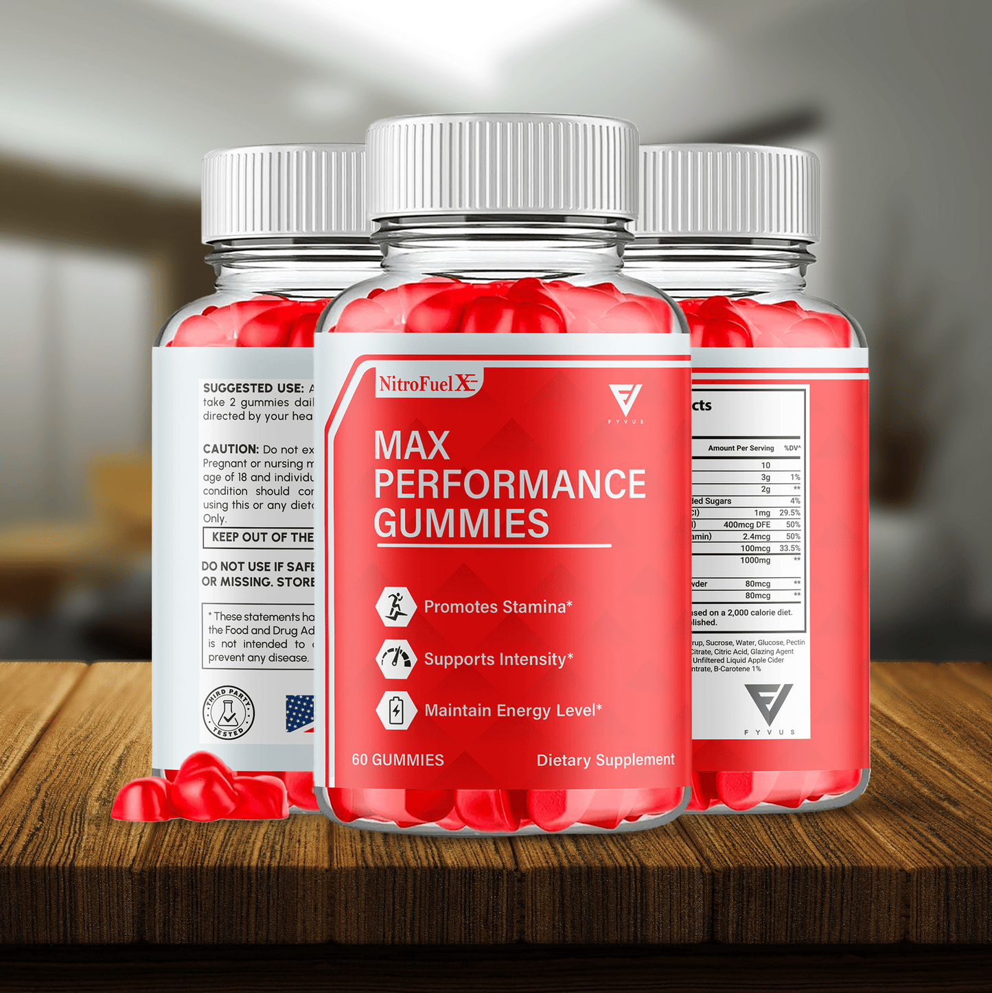 Nitro Fuel X Gummies - Vitamin Place - Sports Nutrition