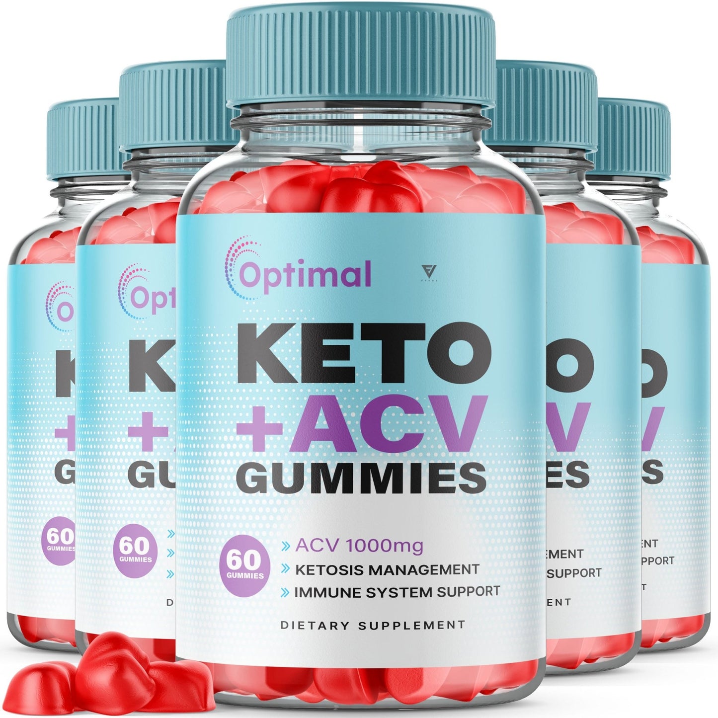 Optimal Keto + ACV Gummies - Vitamin Place - Apple Cider Vinegar Gummies