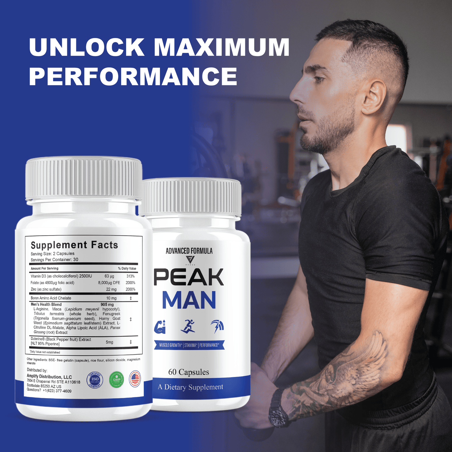 Peak Man Capsules - Vitamin Place
