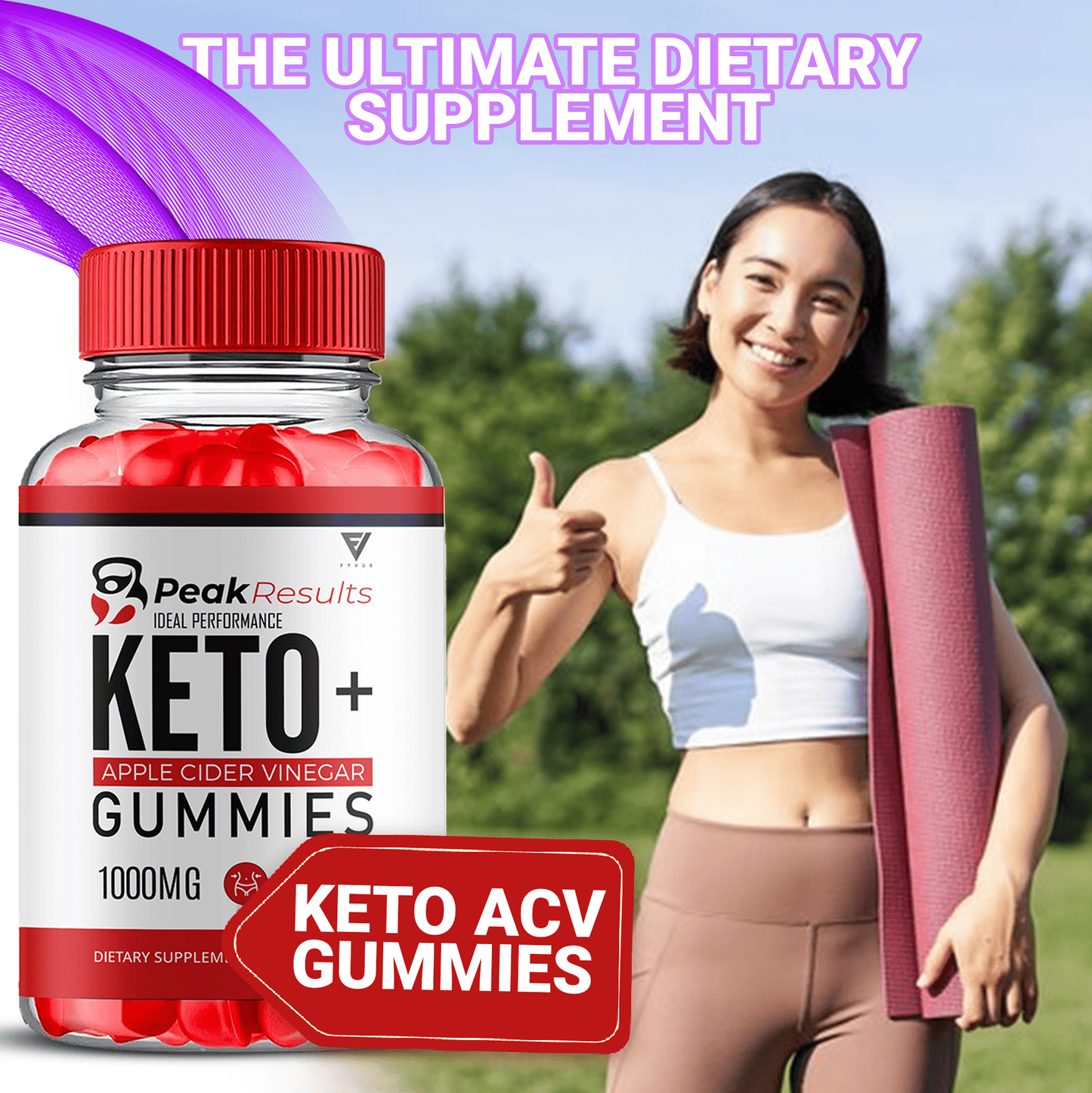 Peak Results Keto ACV Gummies - Vitamin Place - Apple Cider Vinegar Gummies