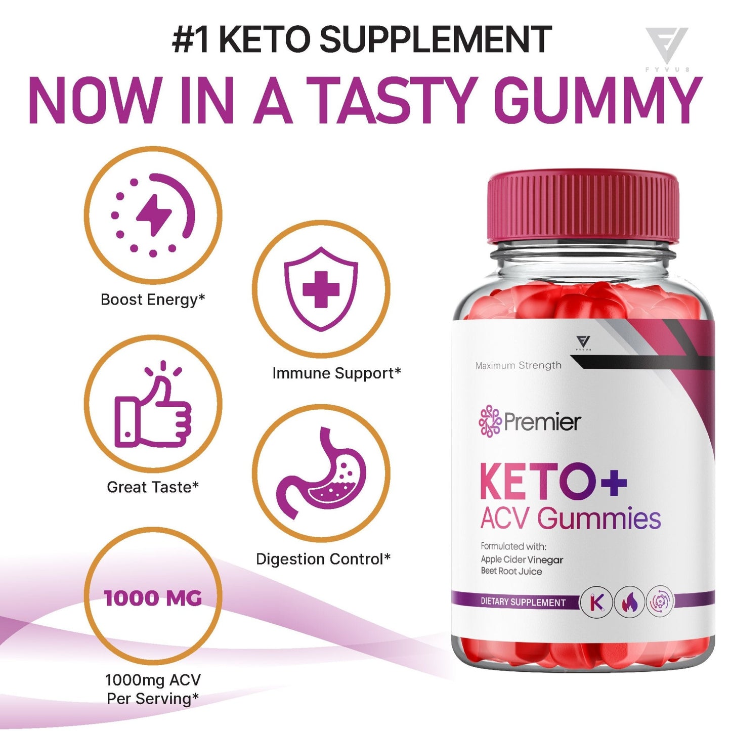 Premier Keto ACV Gummies - Vitamin Place