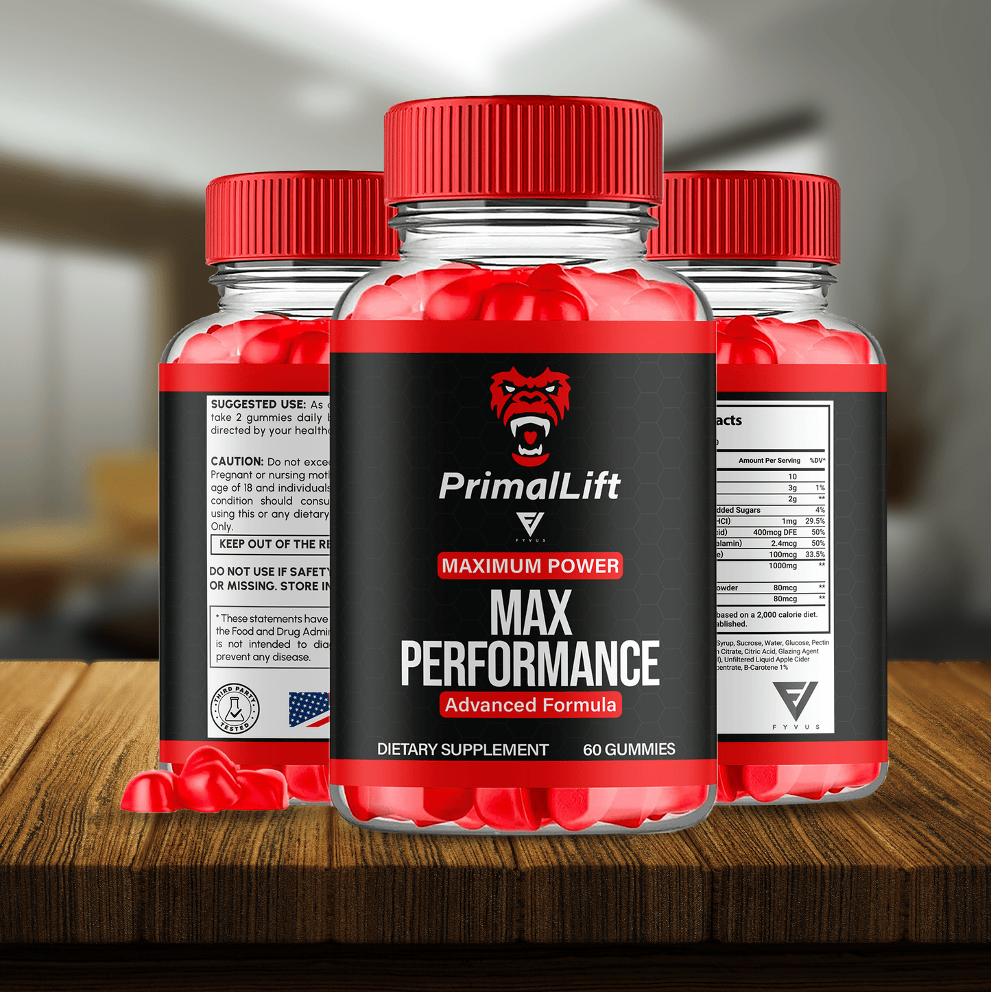 Primal Lift Gummies - Vitamin Place