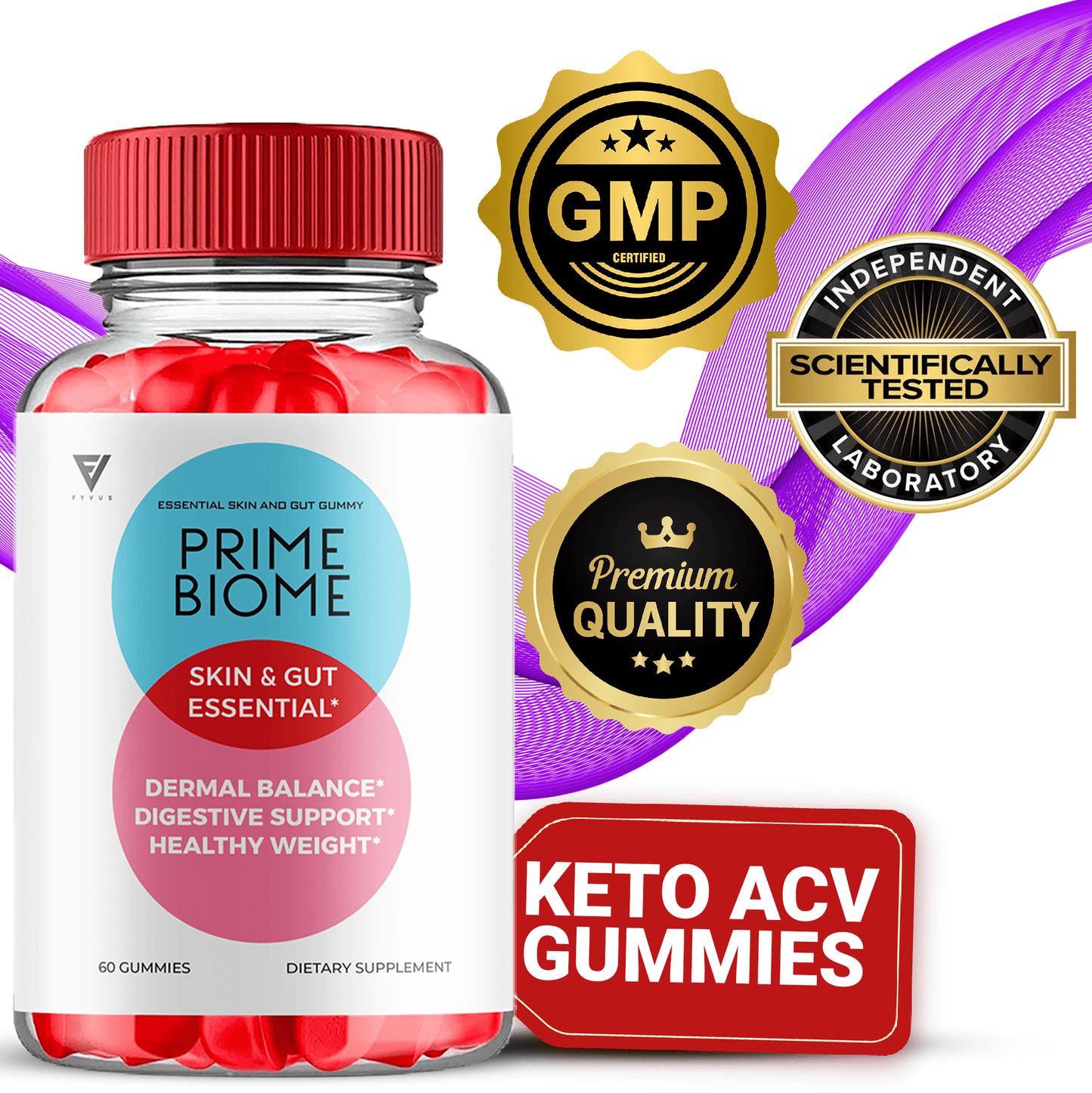 Prime Biome Gummies - Vitamin Place - Apple Cider Vinegar Gummies