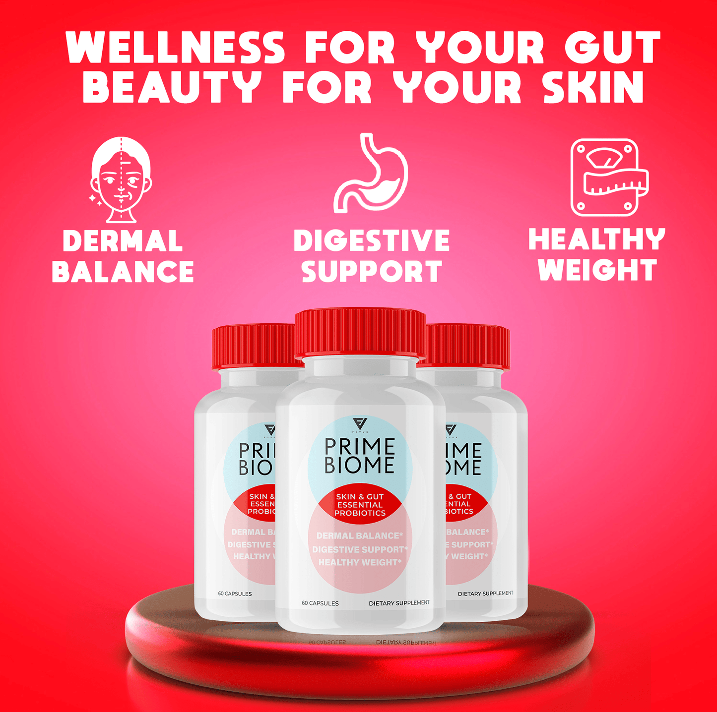 Prime Biome Probiotics - Vitamin Place - Probiotic Capsules