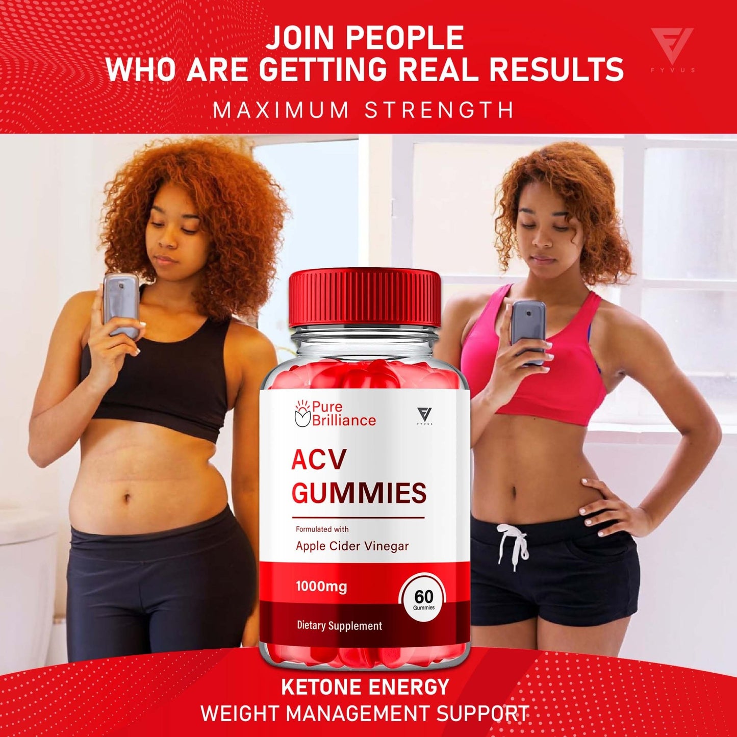 Pure Brilliance - Keto ACV Gummies - Vitamin Place