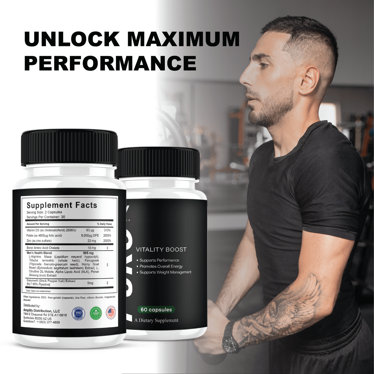 Puro Vitality Capsules - Vitamin Place - Sports Nutrition