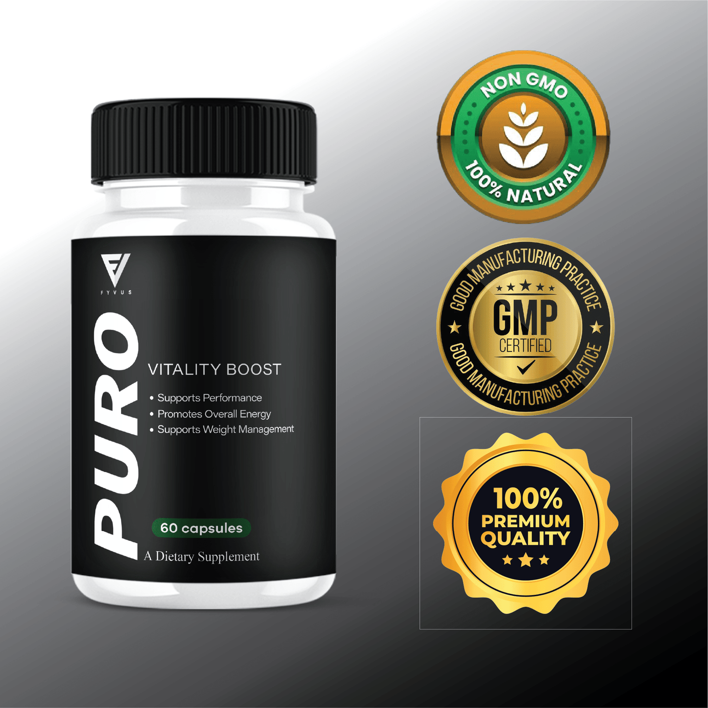 Puro Vitality Capsules - Vitamin Place - Sports Nutrition