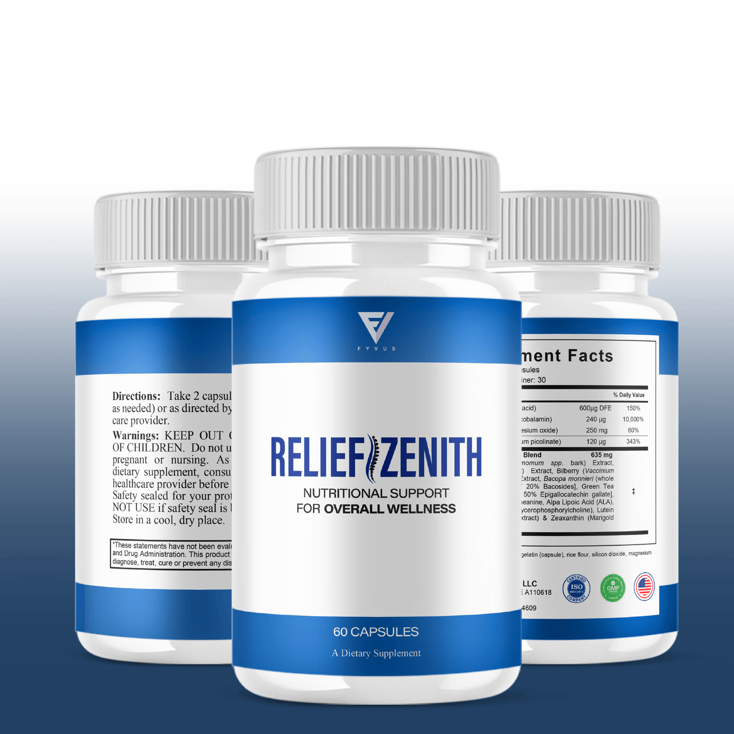 Relief Zenith Capsules - Vitamin Place - Nootropic