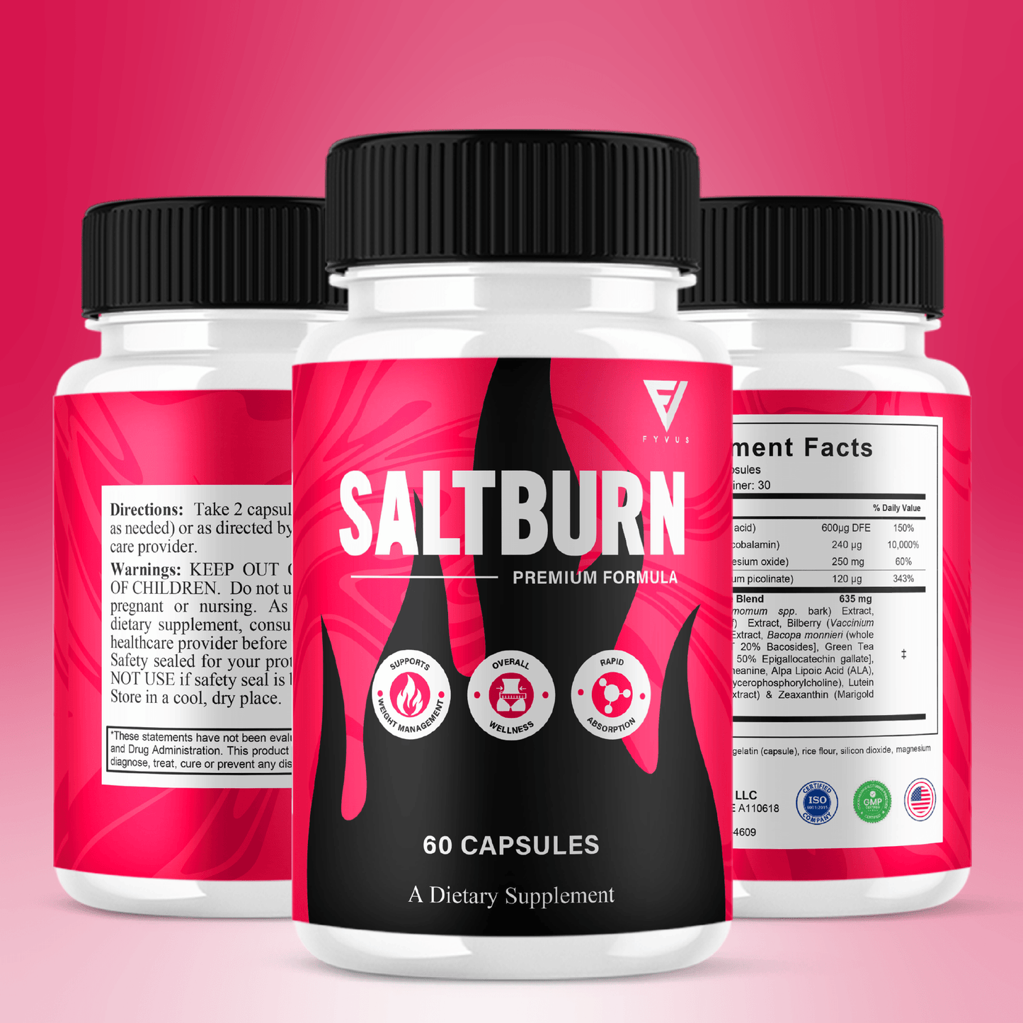 Salt Burn Capsules - Vitamin Place - Keto Capsules
