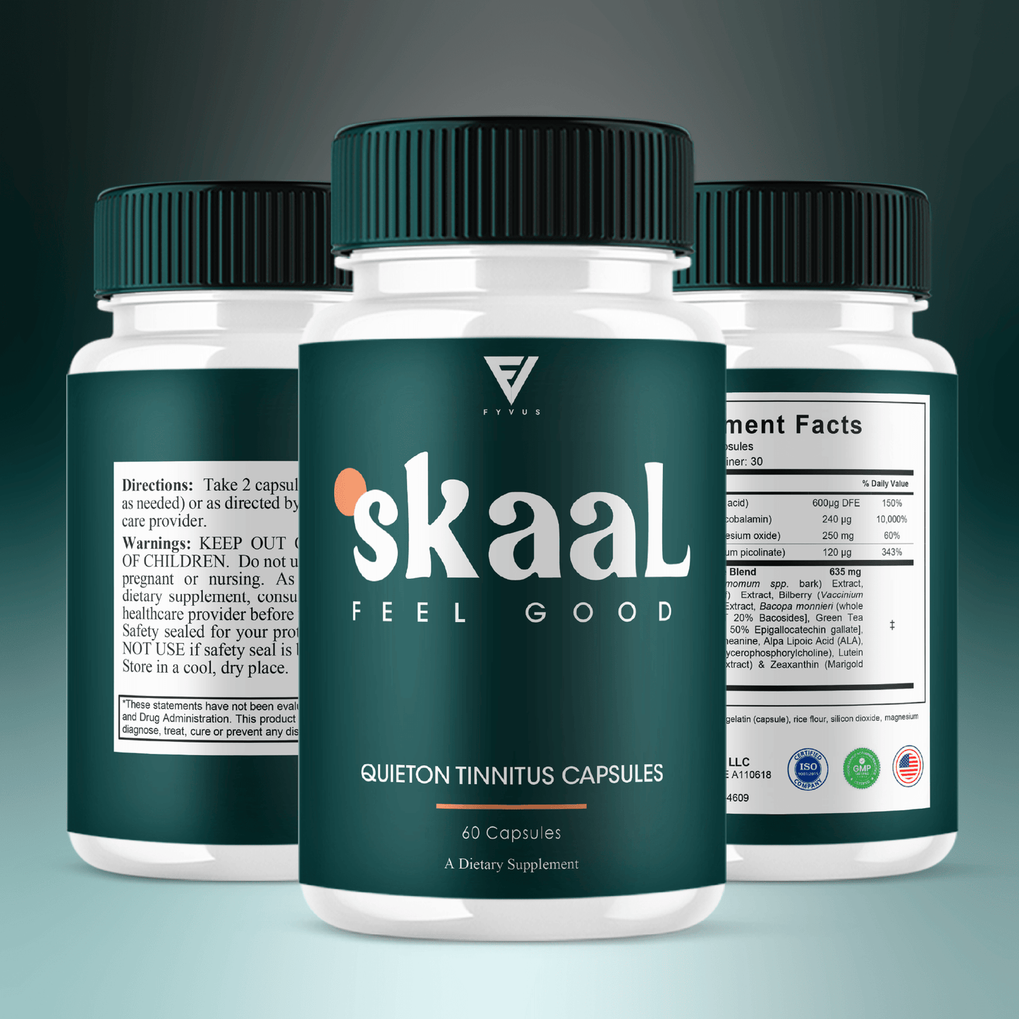 Skaal Quieton Tinnitus Capsules - Vitamin Place - Nootropic