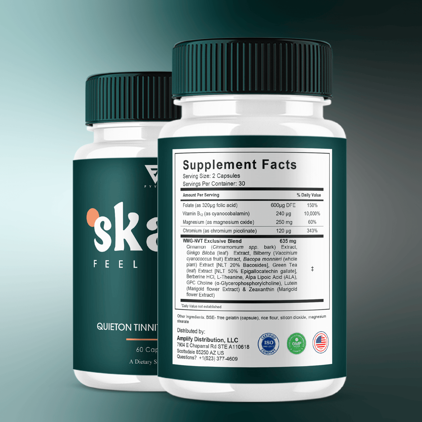 Skaal Quieton Tinnitus Capsules - Vitamin Place - Nootropic