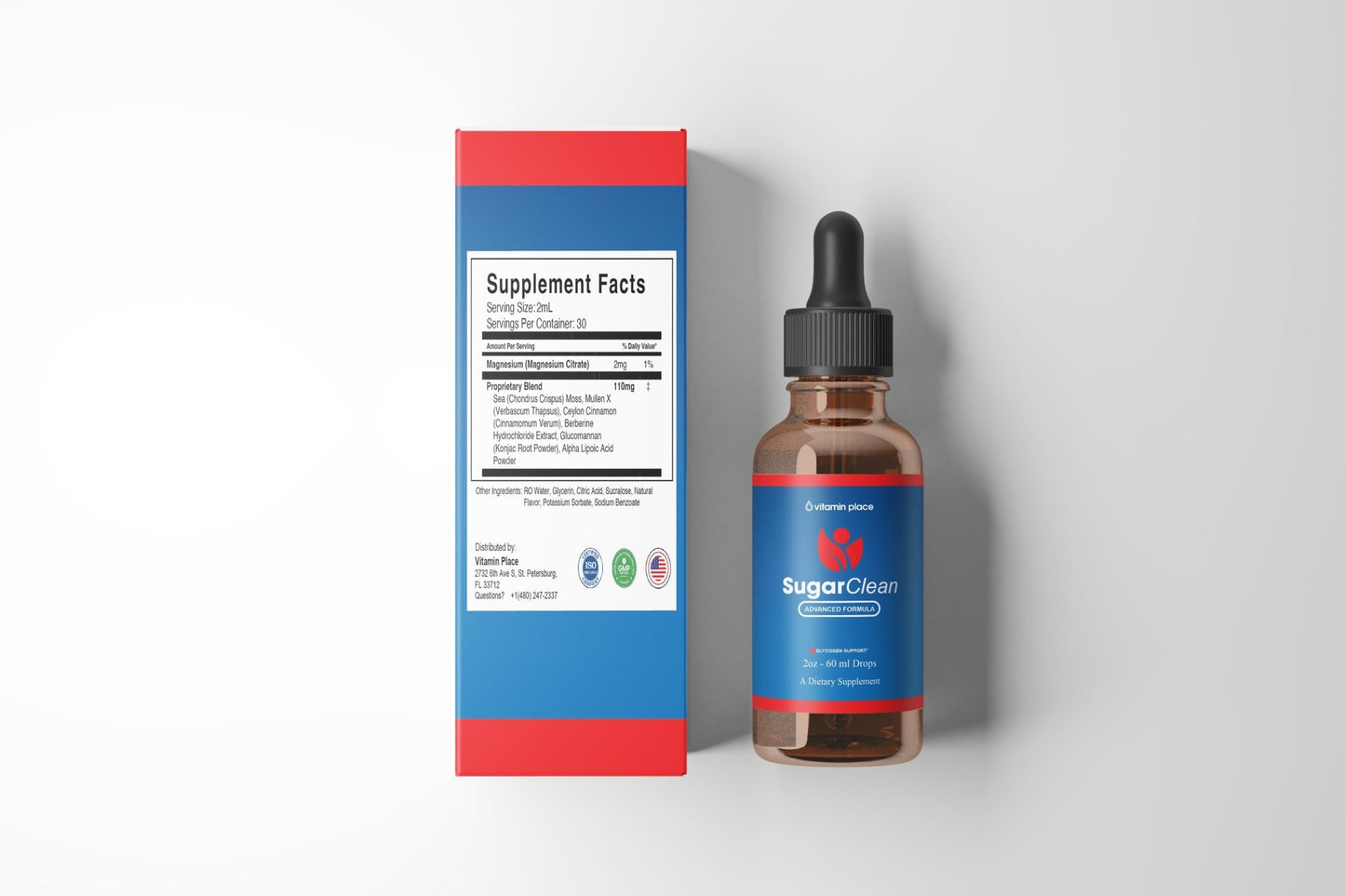 Sugar Clean Drops - Vitamin Place - Energy & Circulation