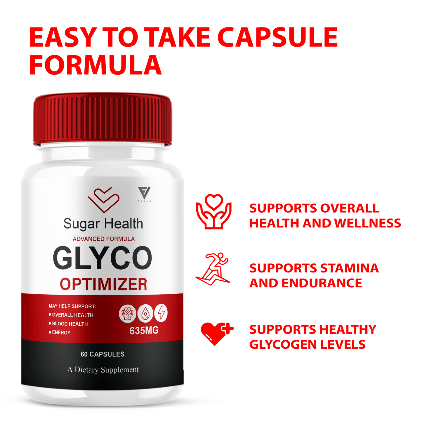 Sugar Health Glycogen Support Capsules - Vitamin Place
