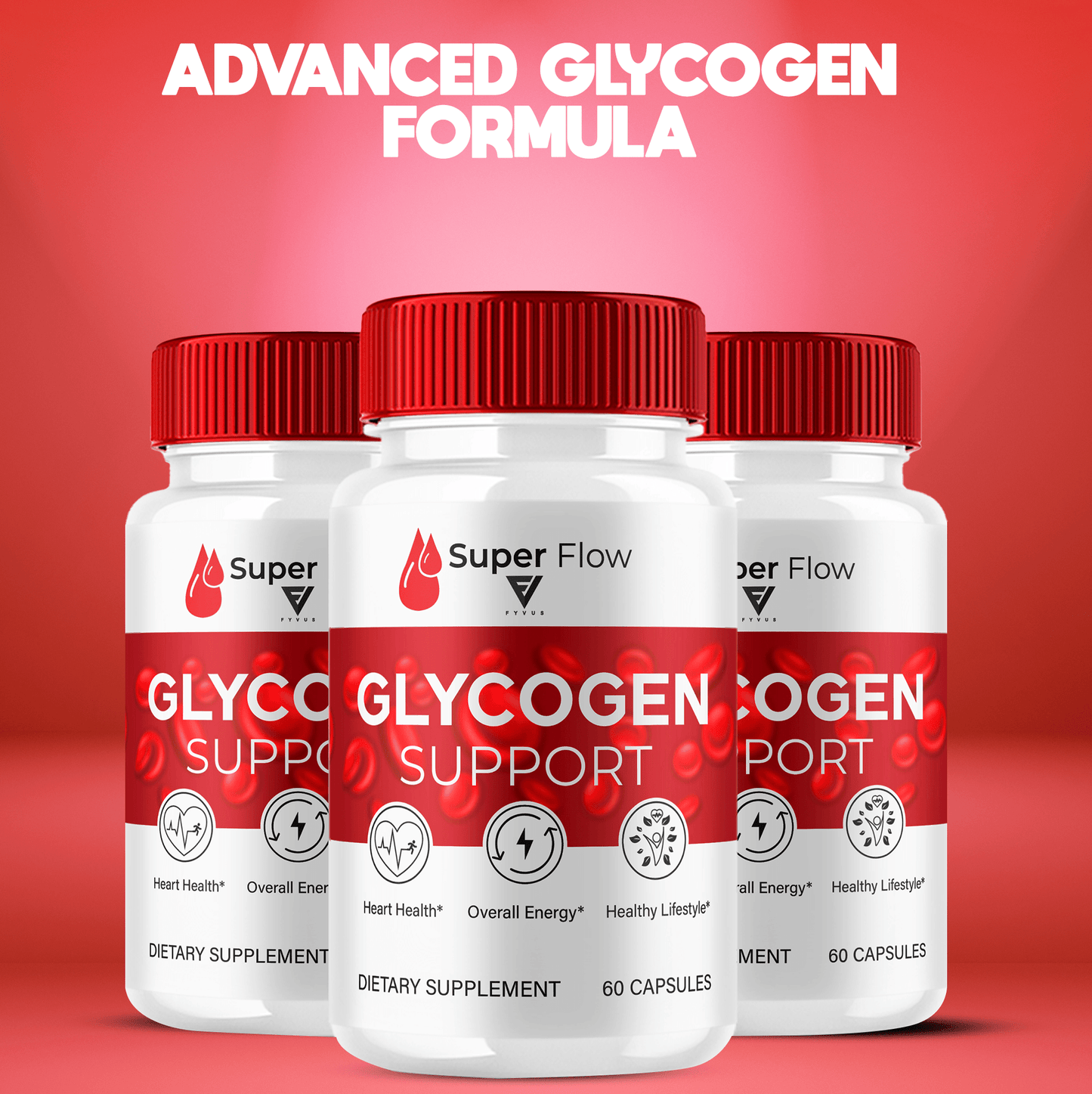 Super Flow Glycogen Support Capsules - Vitamin Place - Blood Sugar Capsules
