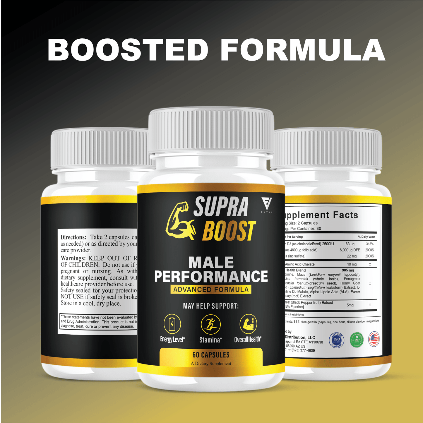 Supra Boost Capsules - Vitamin Place - Sports Nutrition