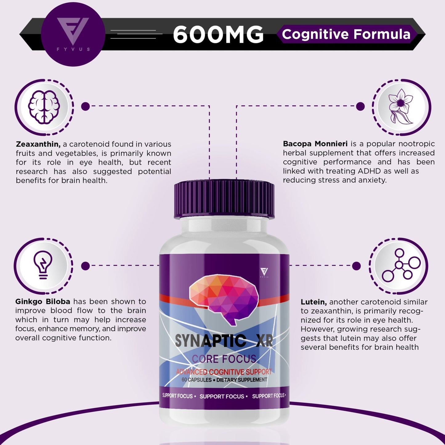 Synaptic XR Nootropic Capsules - Vitamin Place - Nootropic