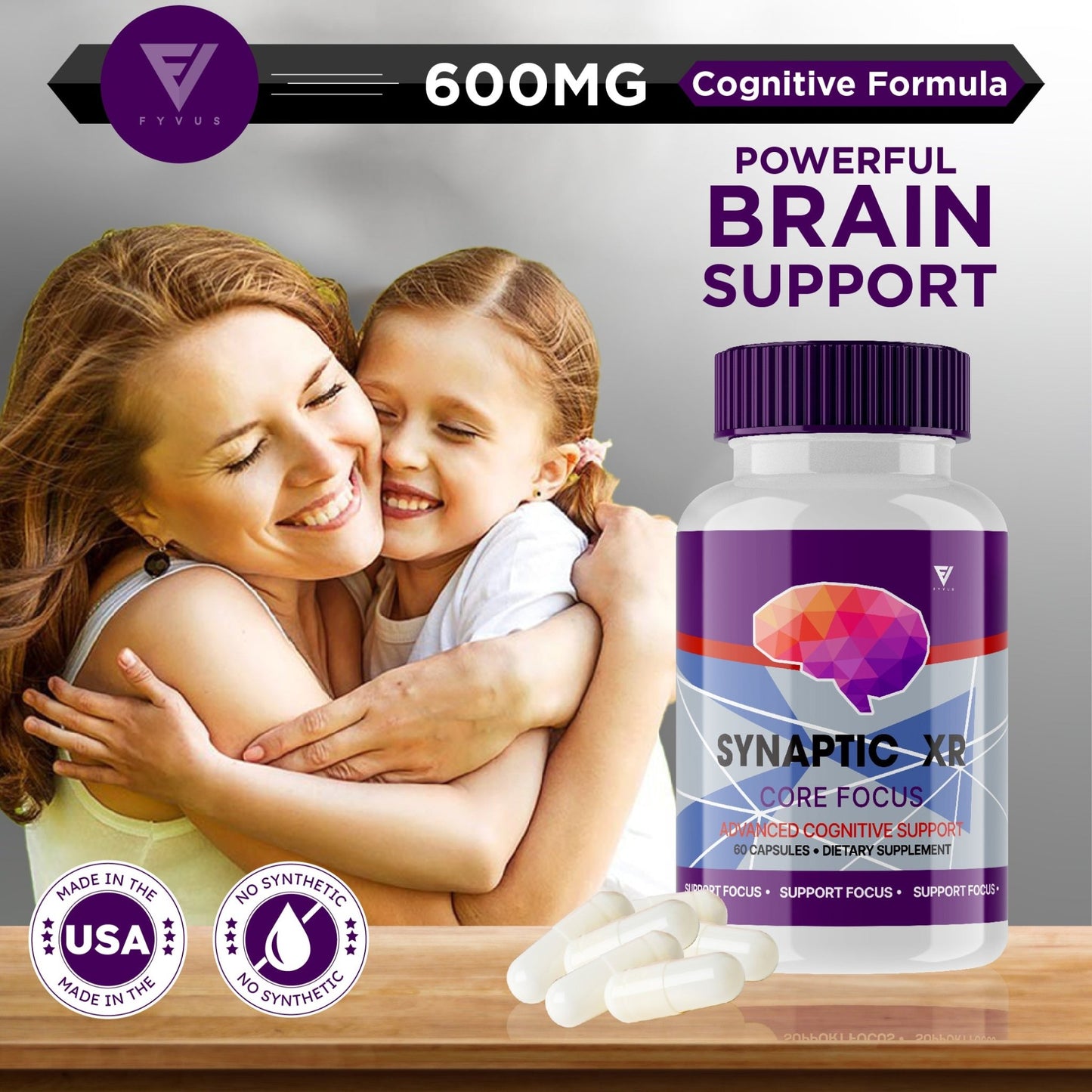 Synaptic XR Nootropic Capsules - Vitamin Place - Nootropic