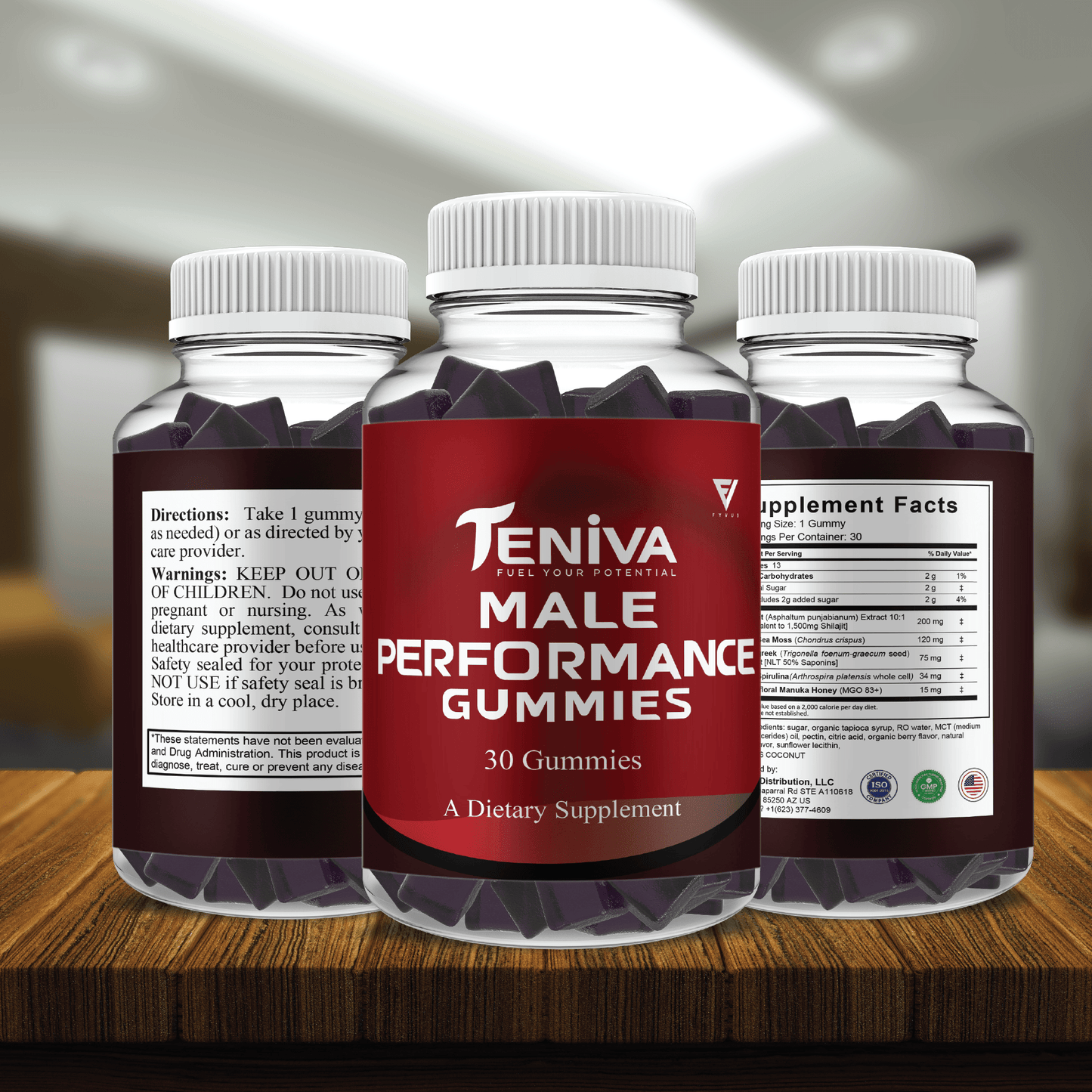 Teniva Male Gummies - Vitamin Place