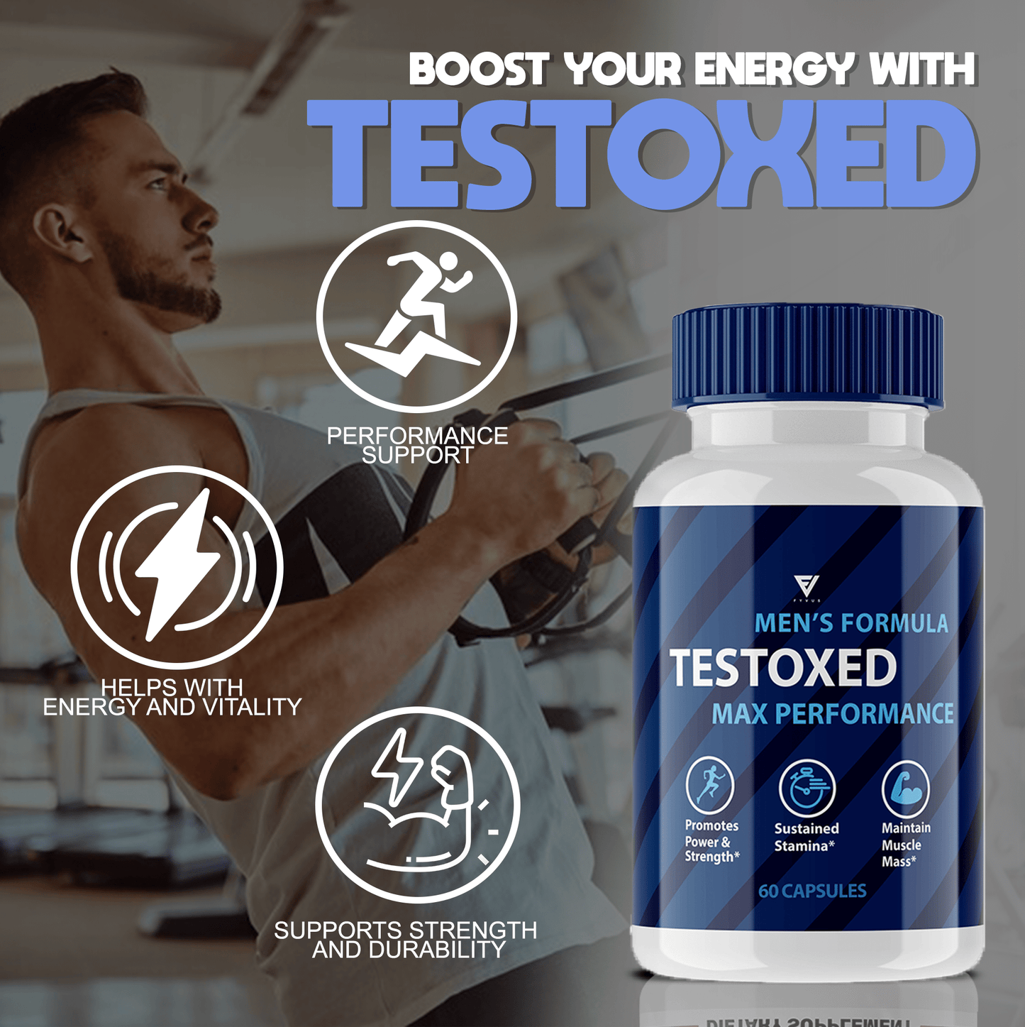 Testoxed Capsules - Vitamin Place - Sports Nutrition
