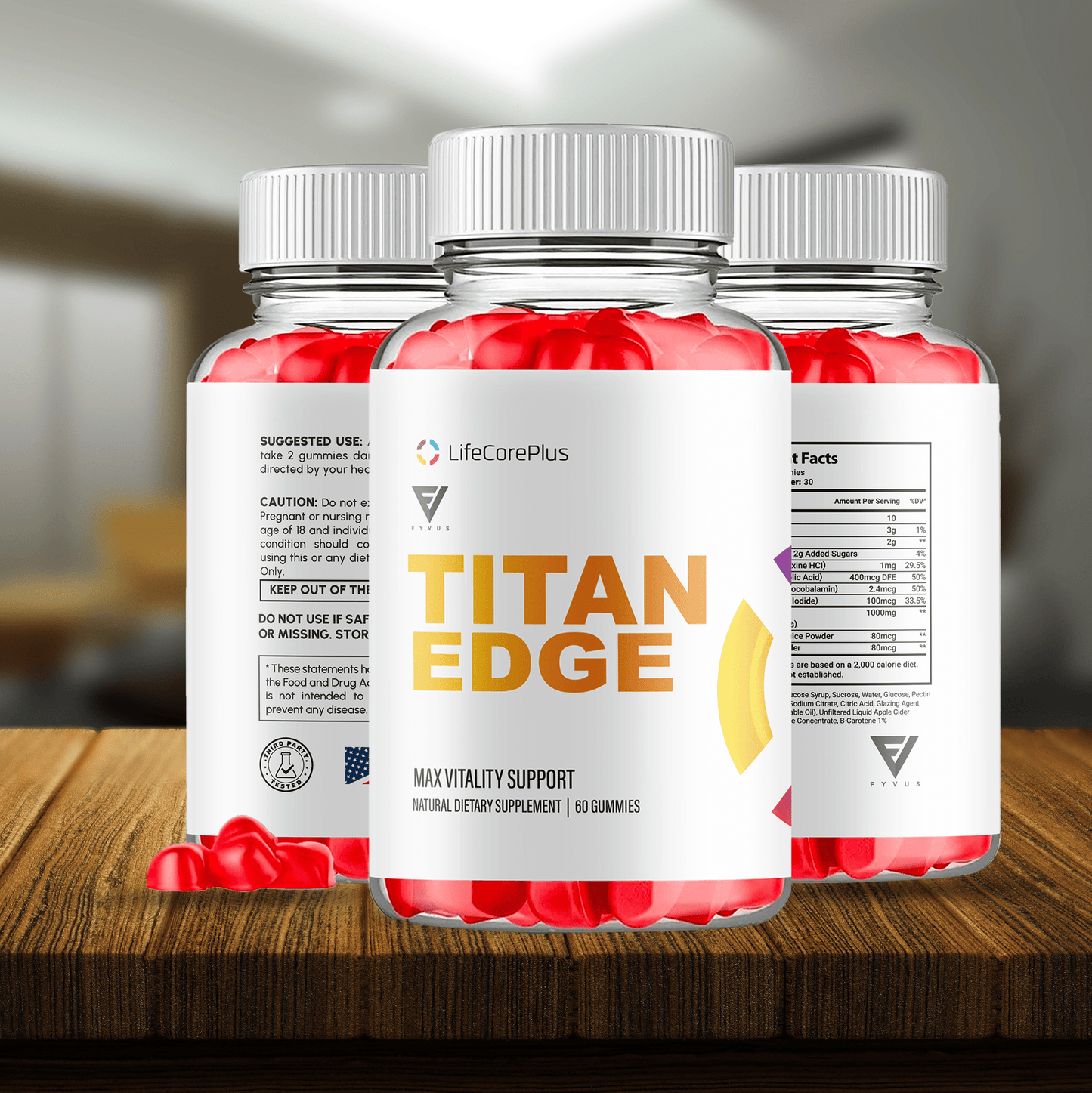 Titan Edge Gummies - Vitamin Place - Sports Nutrition