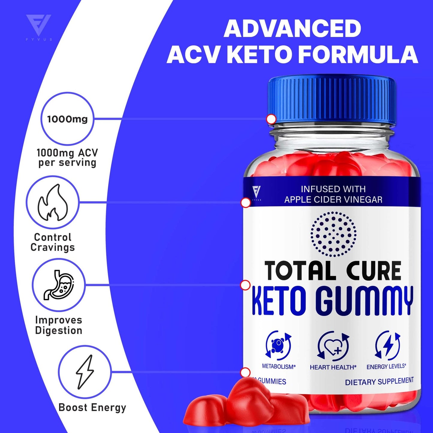 Total Cure - Keto ACV Gummies - Vitamin Place