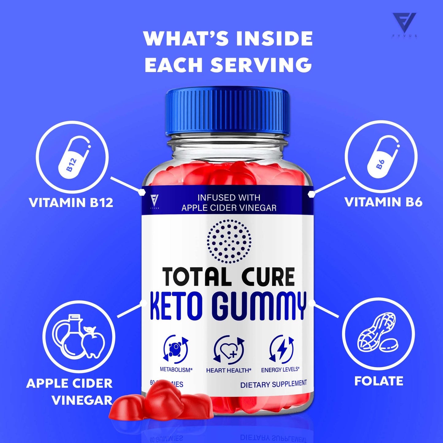 Total Cure - Keto ACV Gummies - Vitamin Place