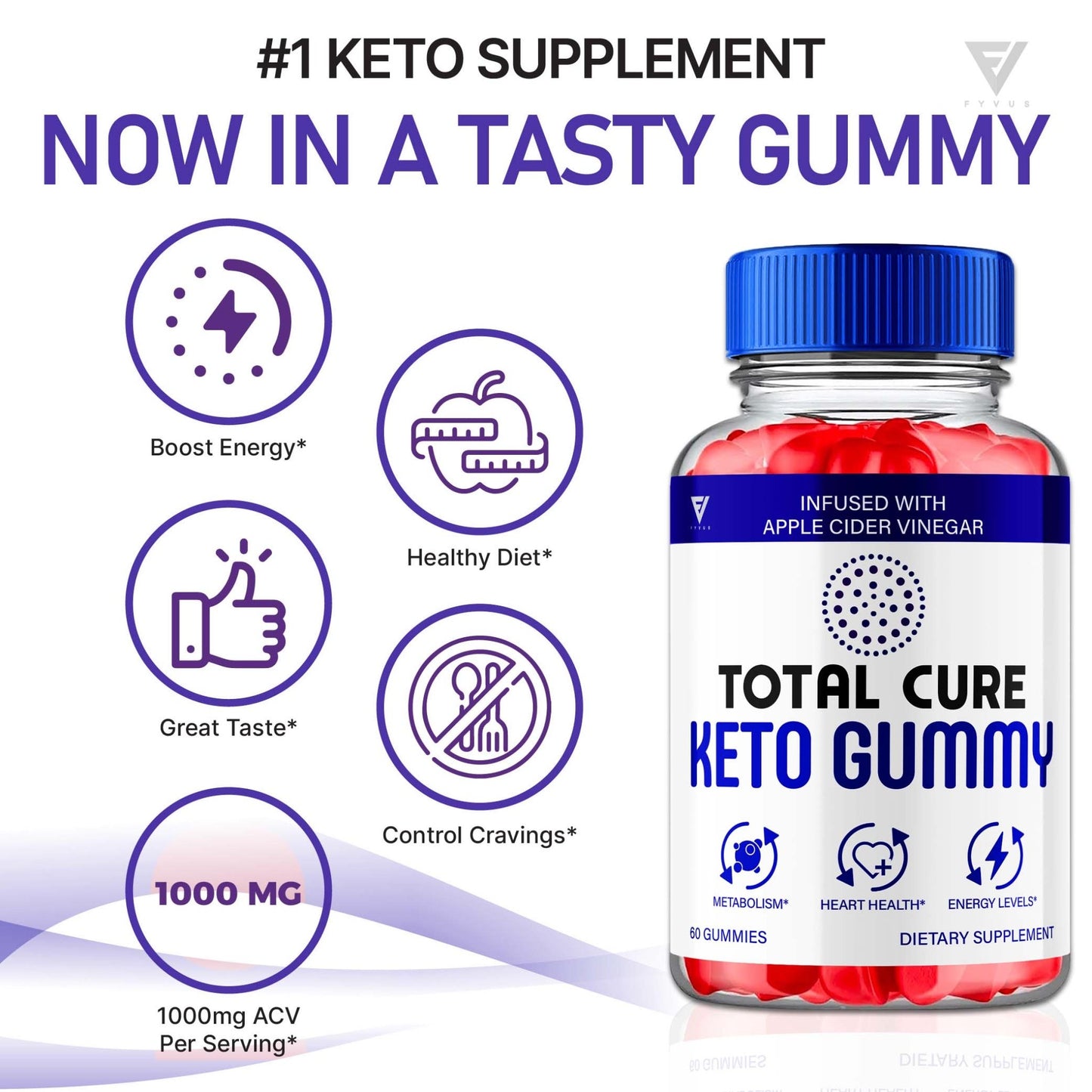 Total Cure - Keto ACV Gummies - Vitamin Place