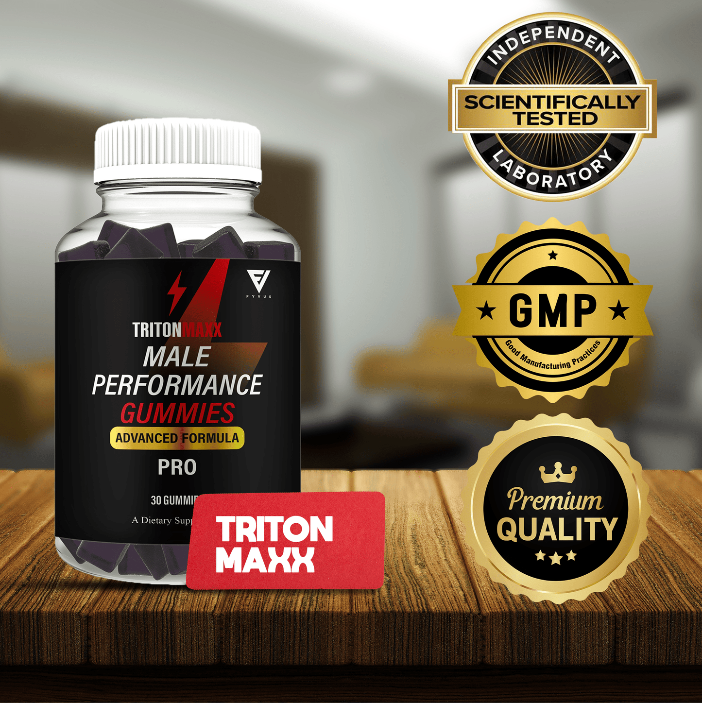Triton Maxx Men’s Gummies | Energy & Active Nutrition